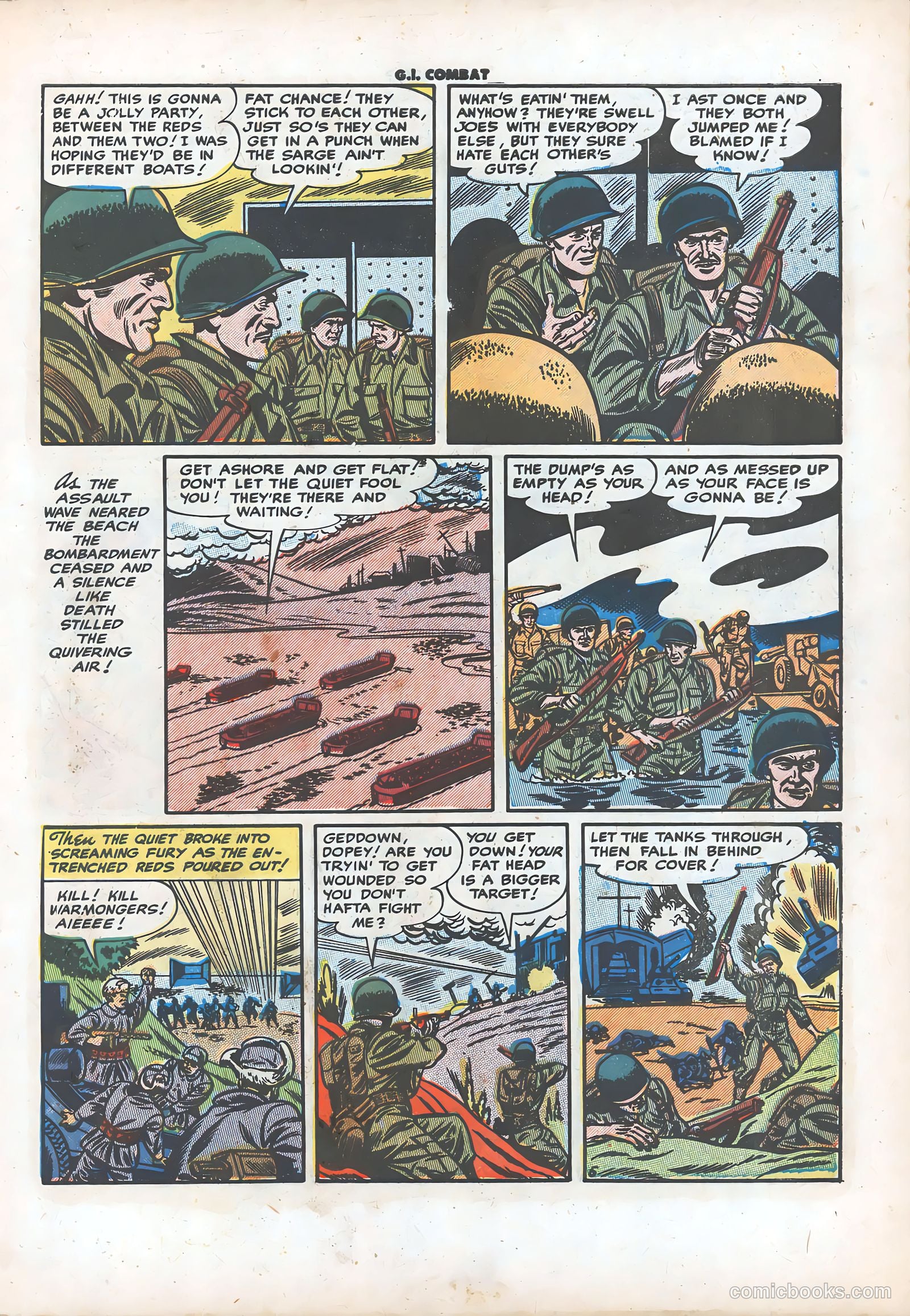 G.I. Combat #6 (1953) — page 7 of 36