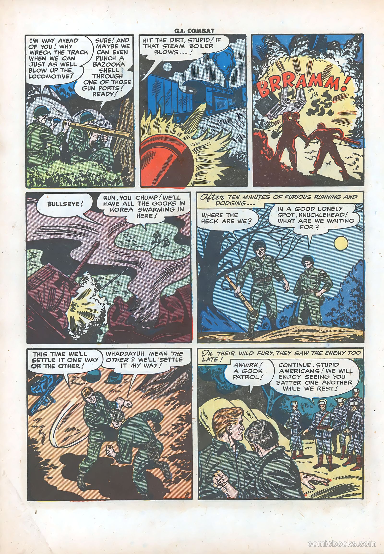 G.I. Combat #6 (1953) — page 10 of 36