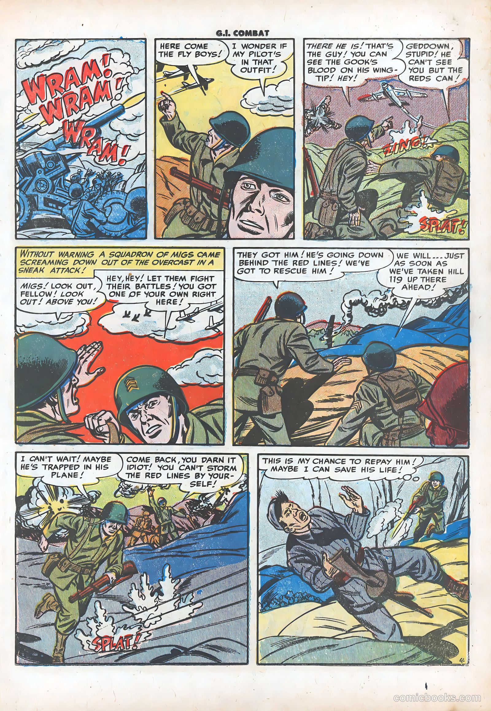 G.I. Combat #6 (1953) — page 21 of 36