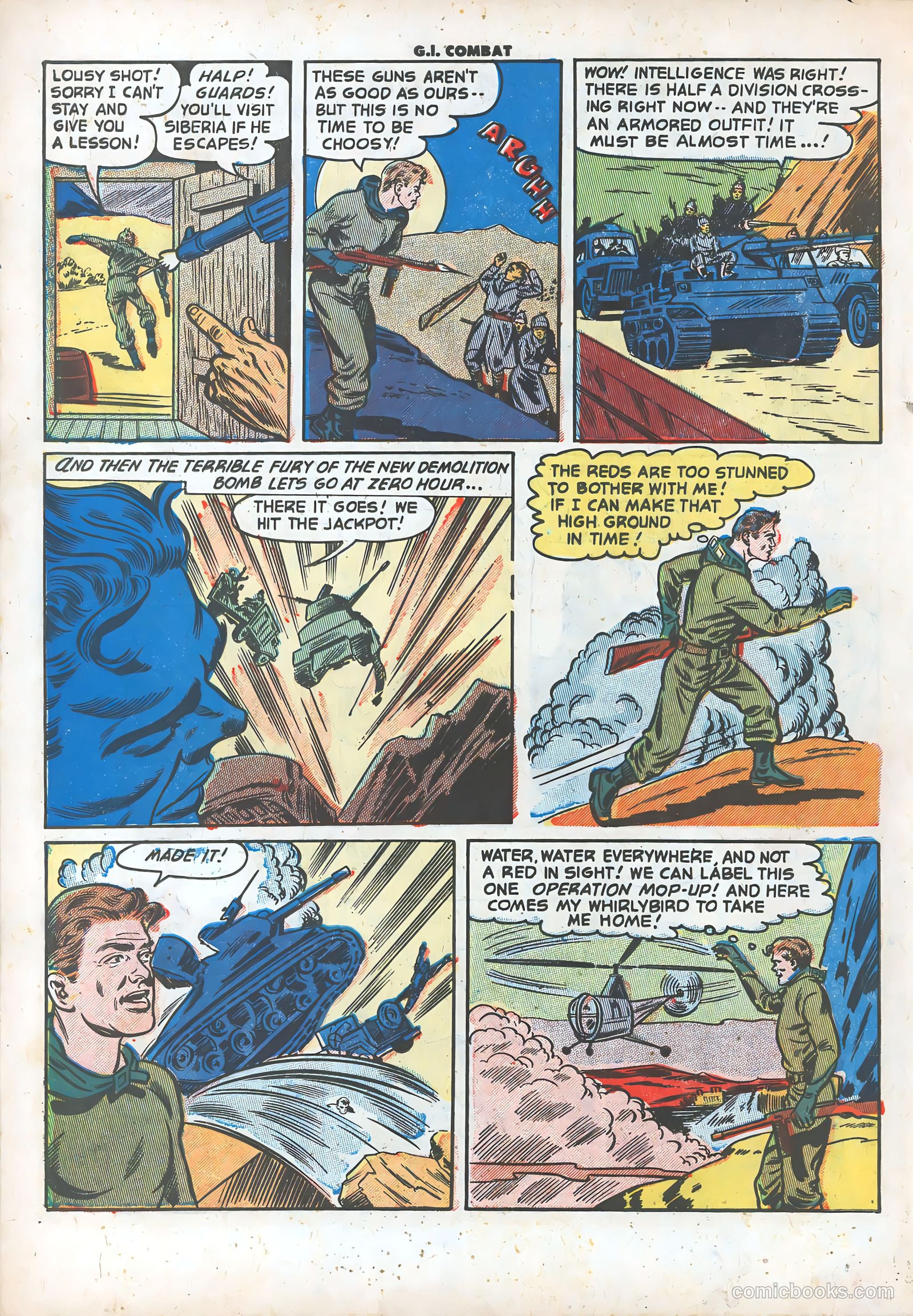 G.I. Combat #6 (1953) — page 32 of 36