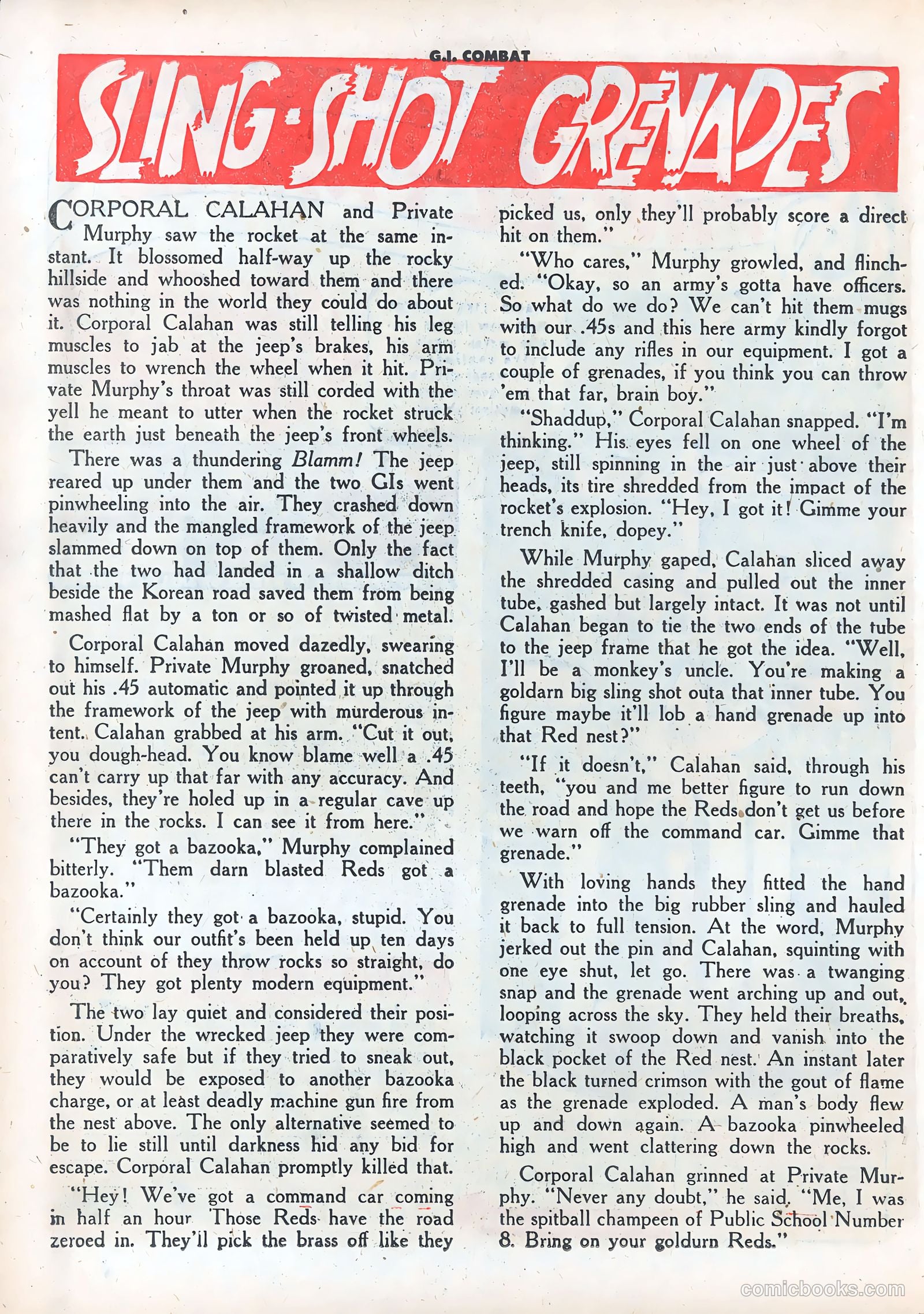 G.I. Combat #7 (1953) — page 27 of 37