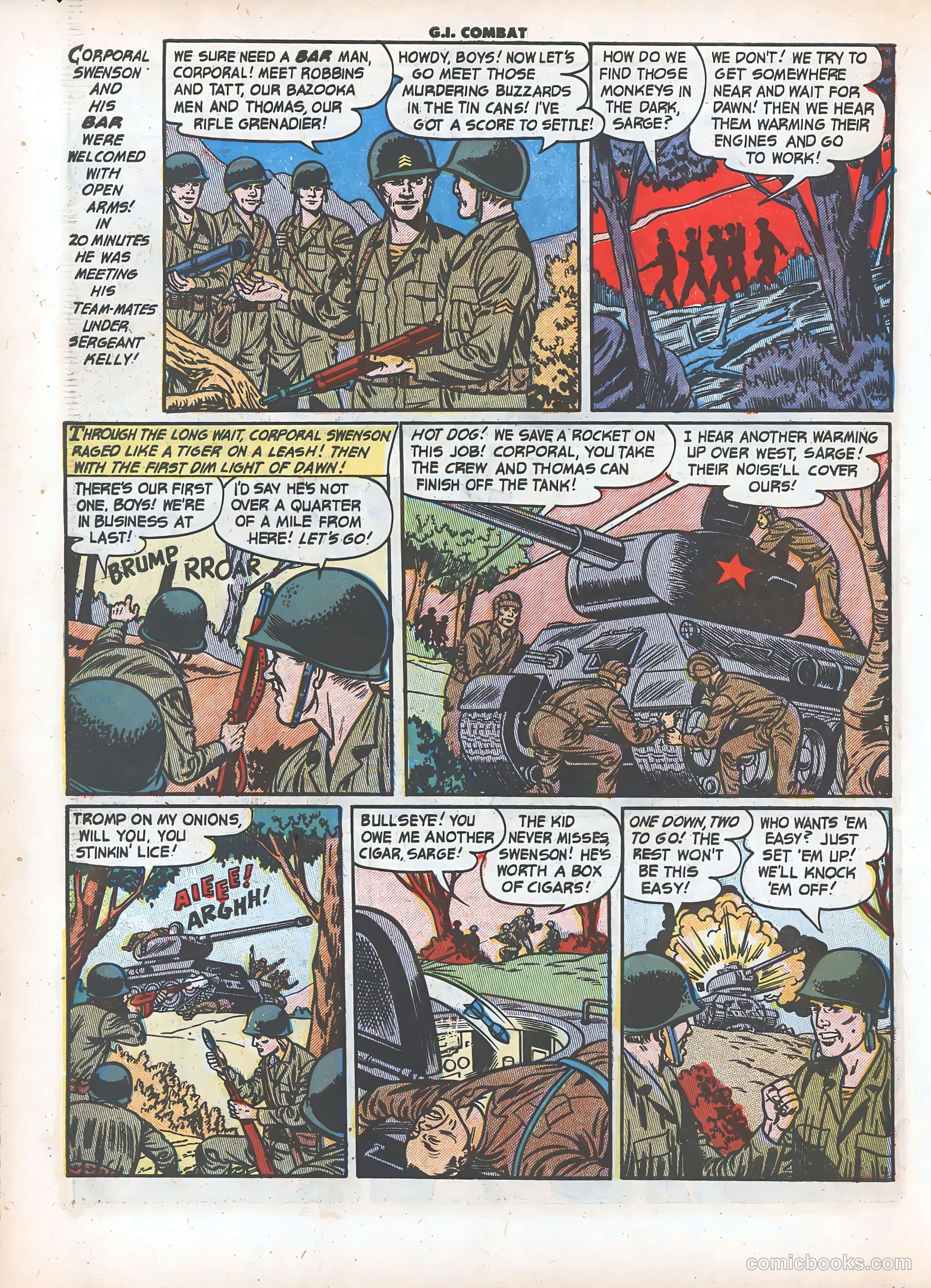 G.I. Combat #7 (1953) — page 31 of 37