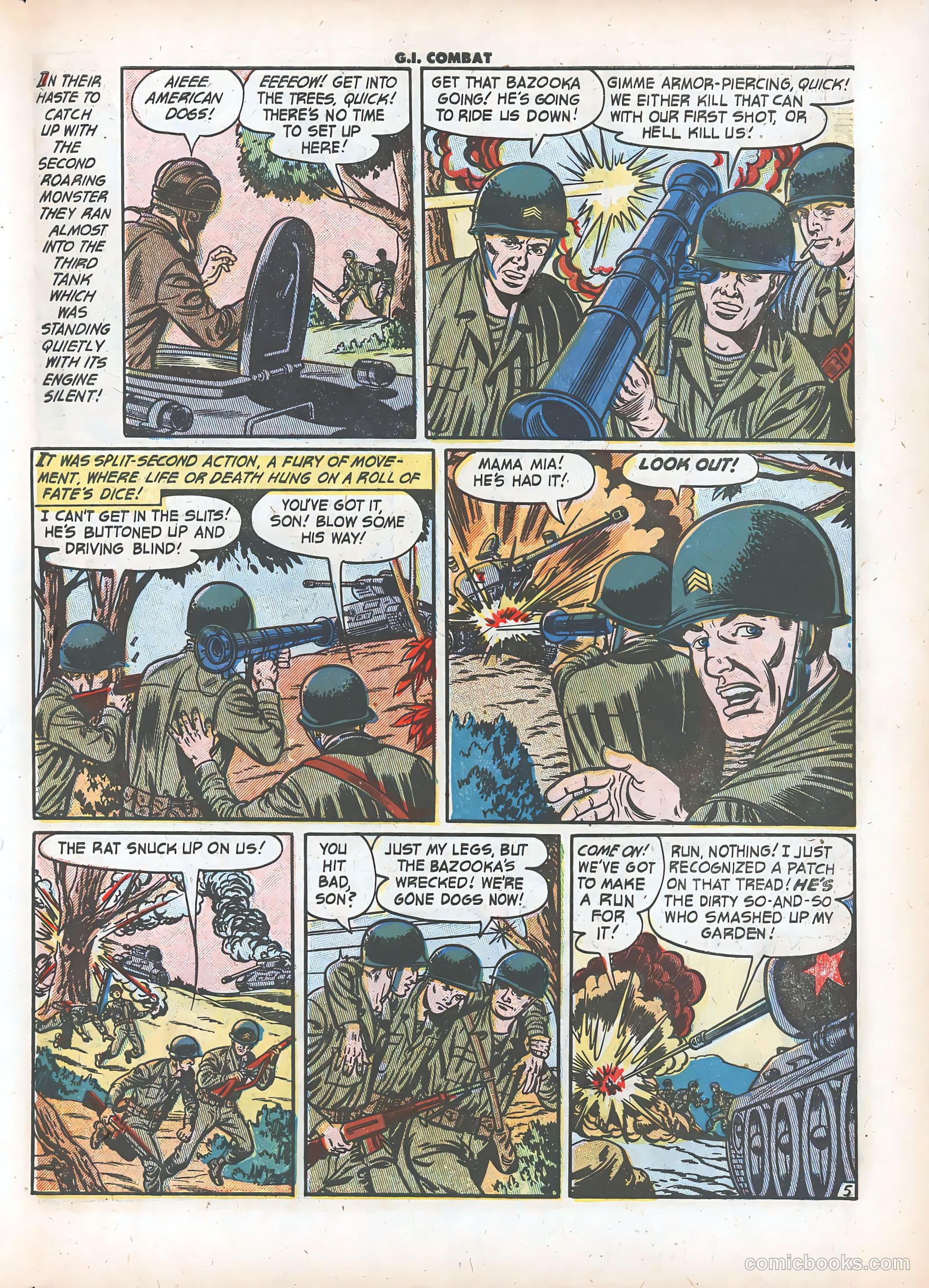 G.I. Combat #7 (1953) — page 32 of 37