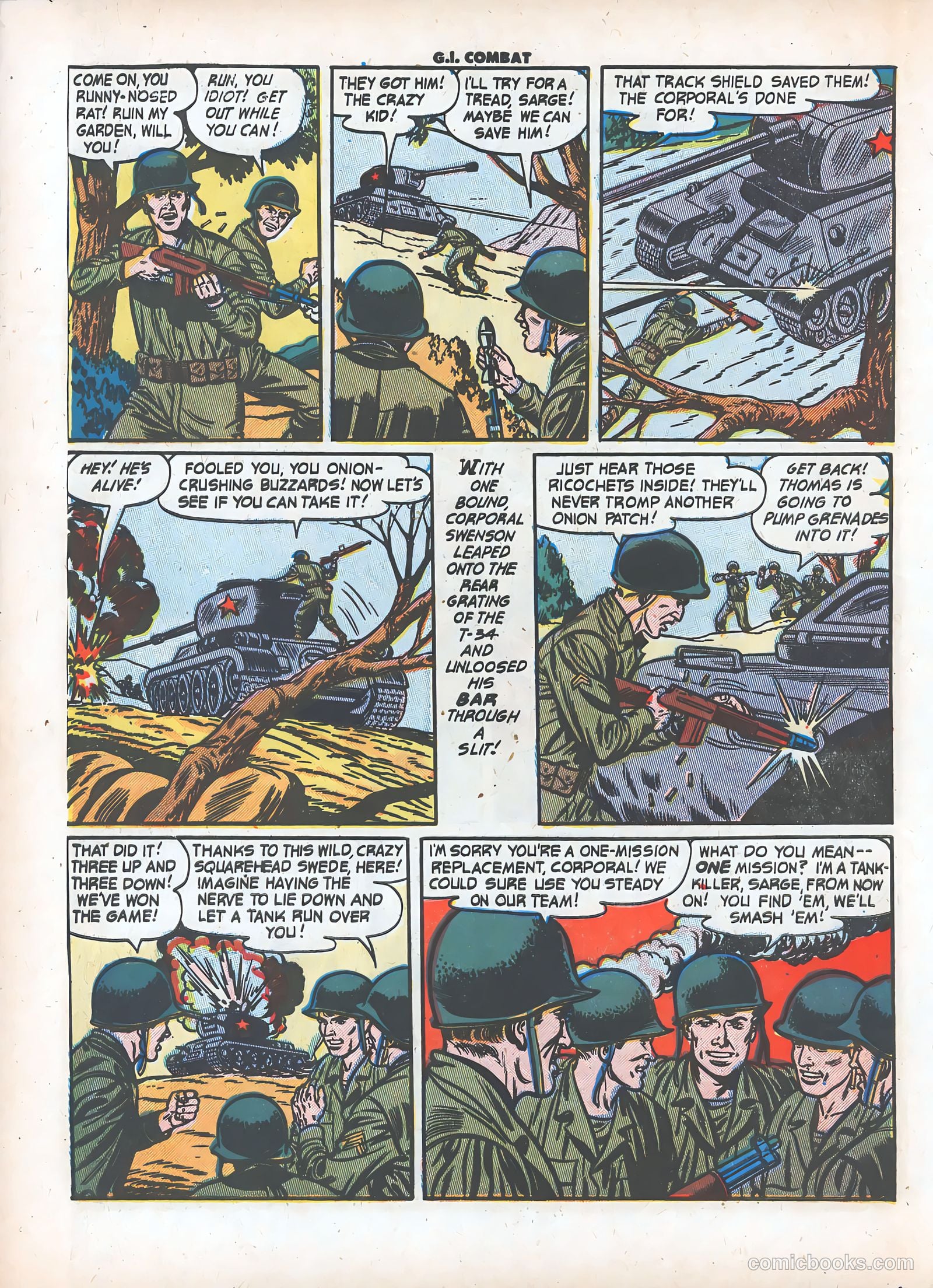 G.I. Combat #7 (1953) — page 33 of 37