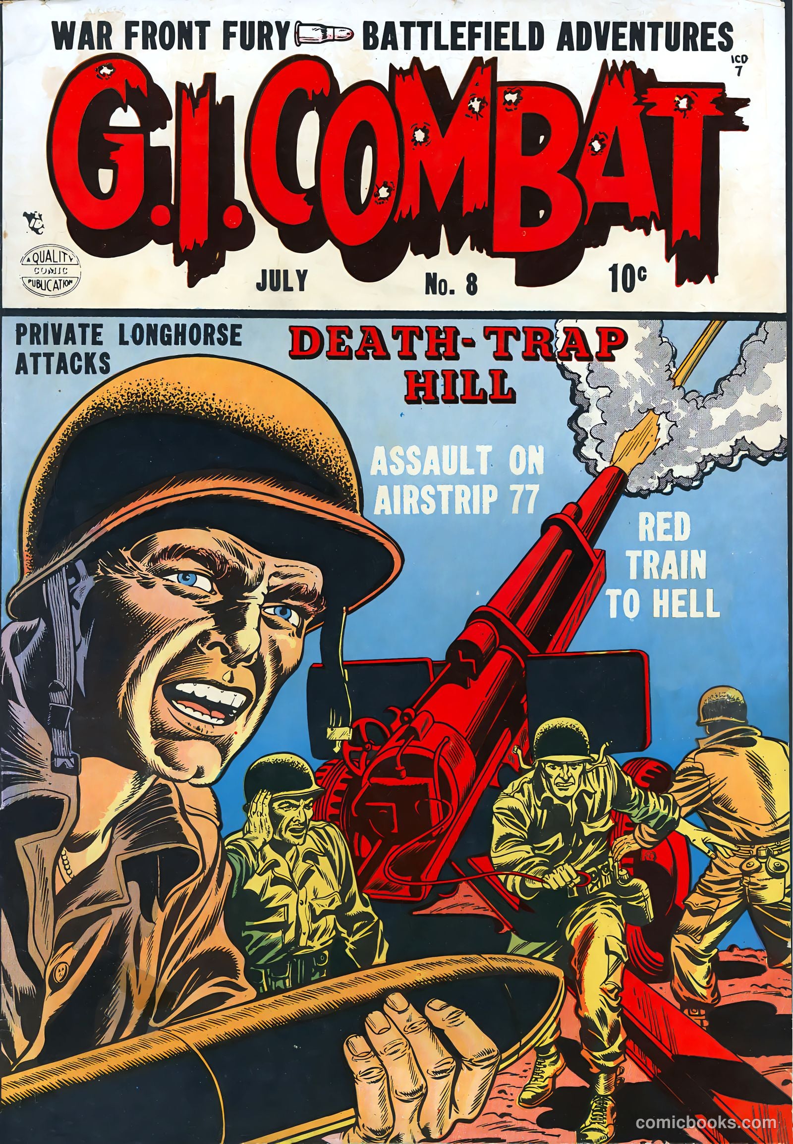 G.I. Combat #8 (1953) — page 2 of 37