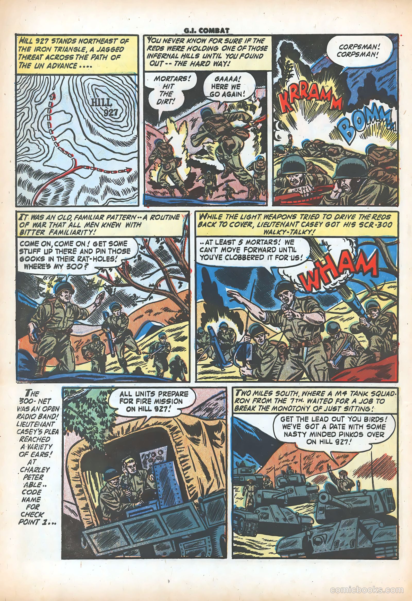 G.I. Combat #8 (1953) — page 5 of 37