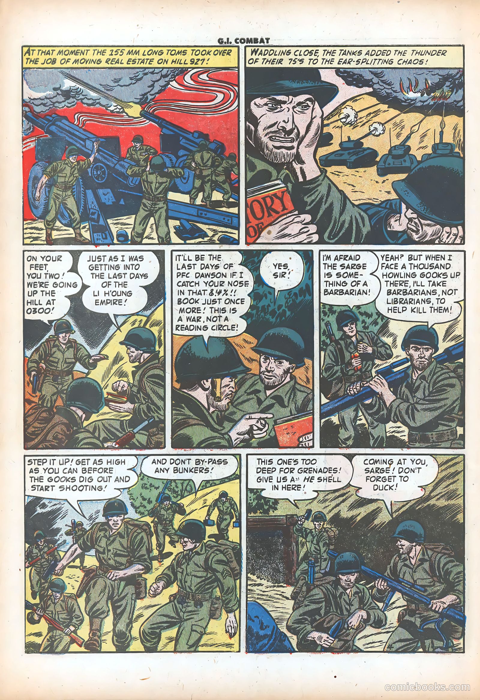 G.I. Combat #8 (1953) — page 7 of 37