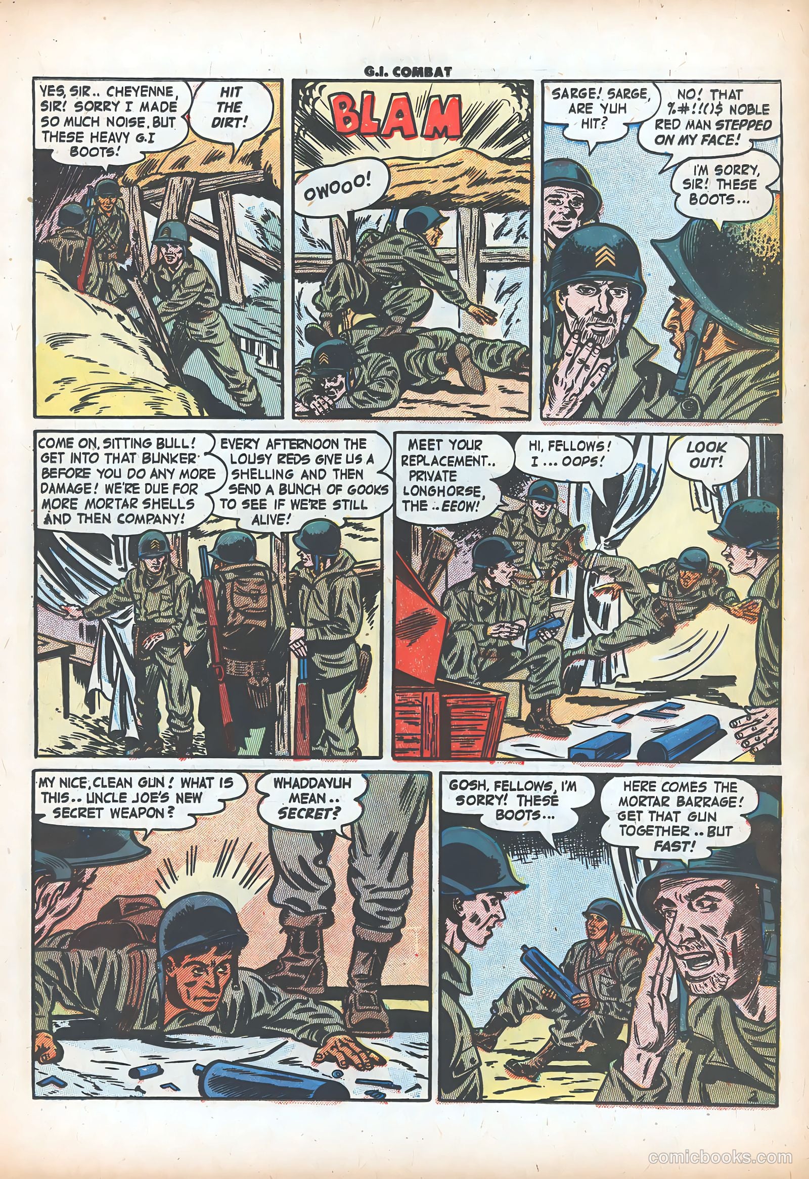 G.I. Combat #8 (1953) — page 14 of 37