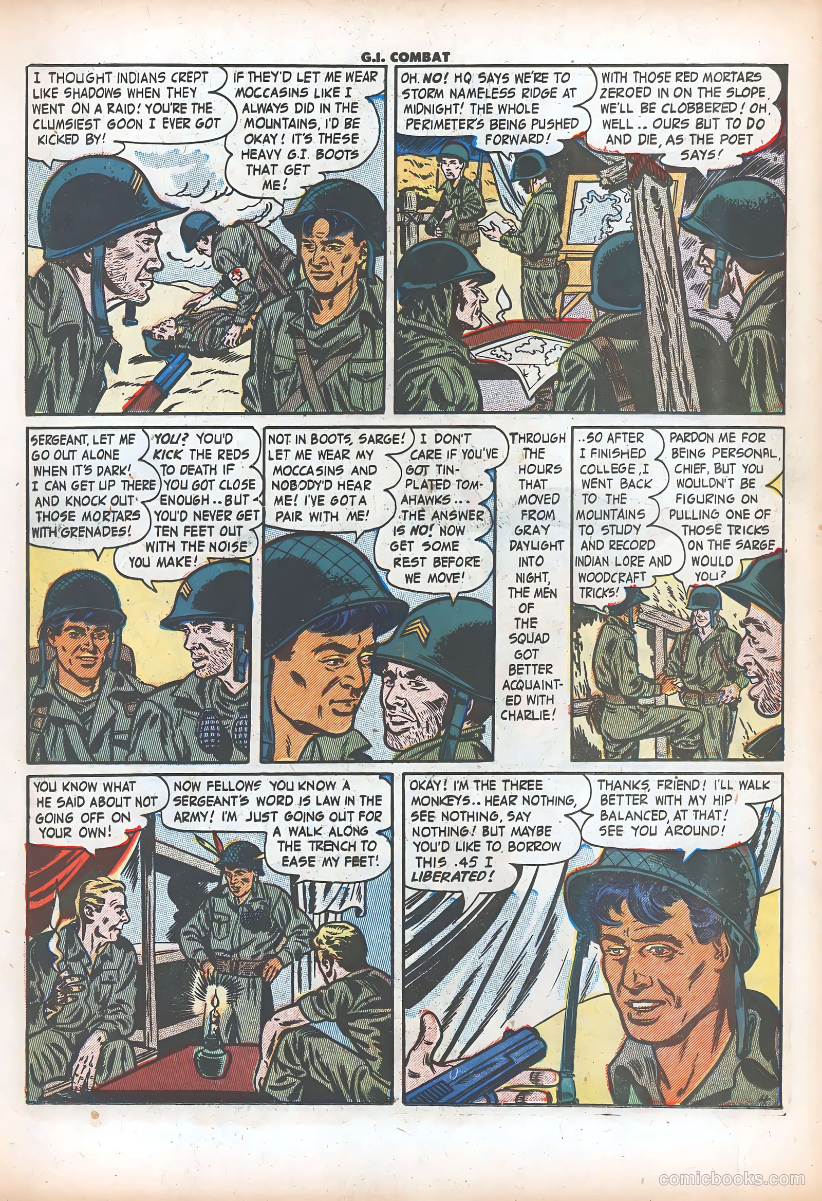 G.I. Combat #8 (1953) — page 16 of 37
