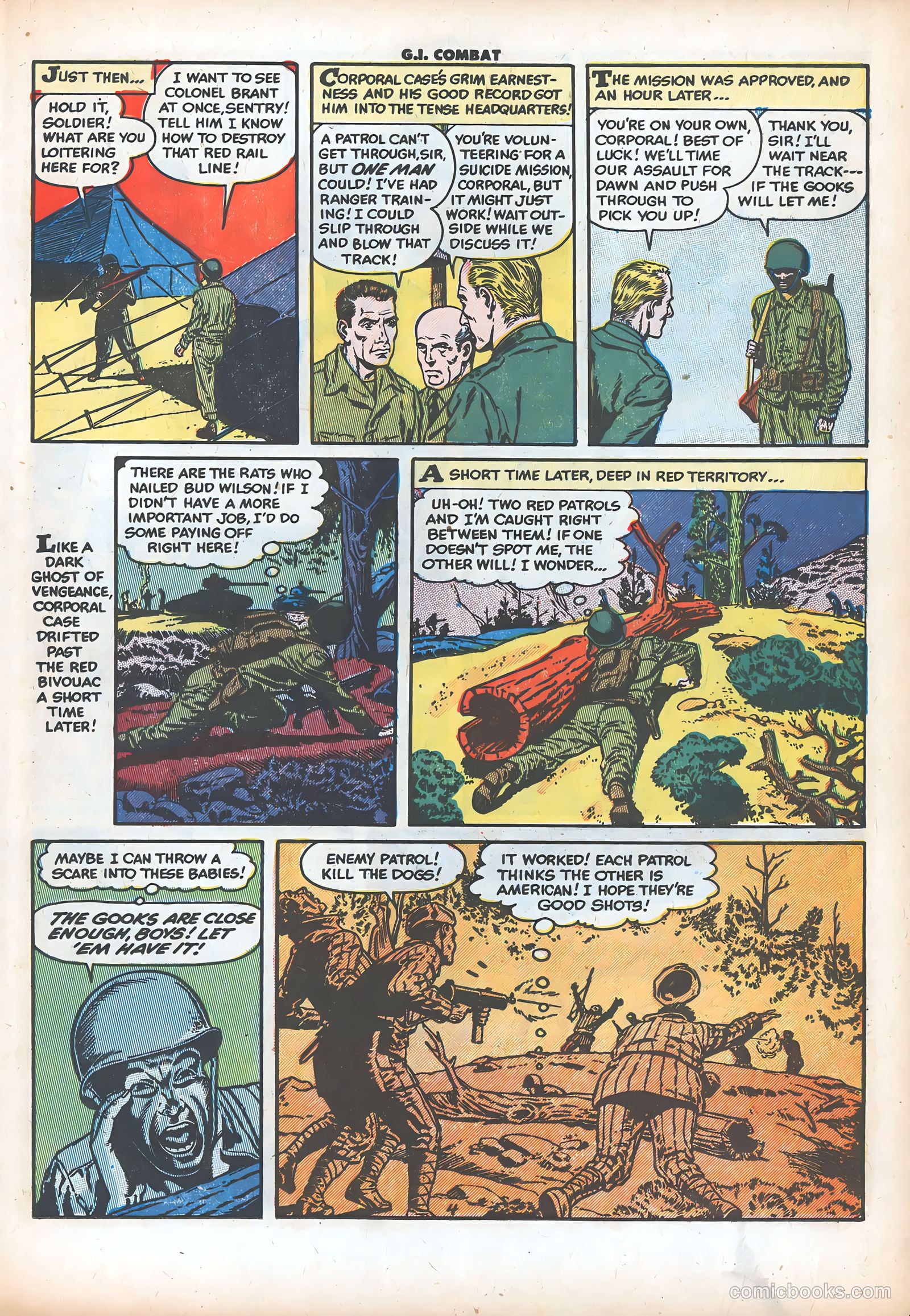 G.I. Combat #8 (1953) — page 22 of 37