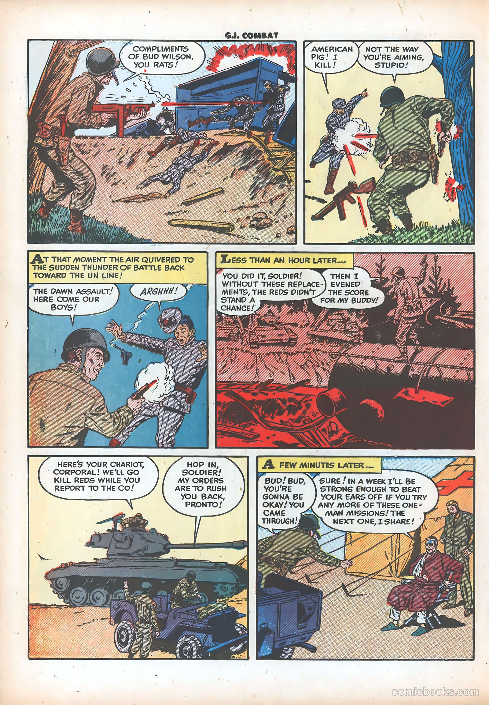 G.I. Combat #8 (1953) — page 25 of 37
