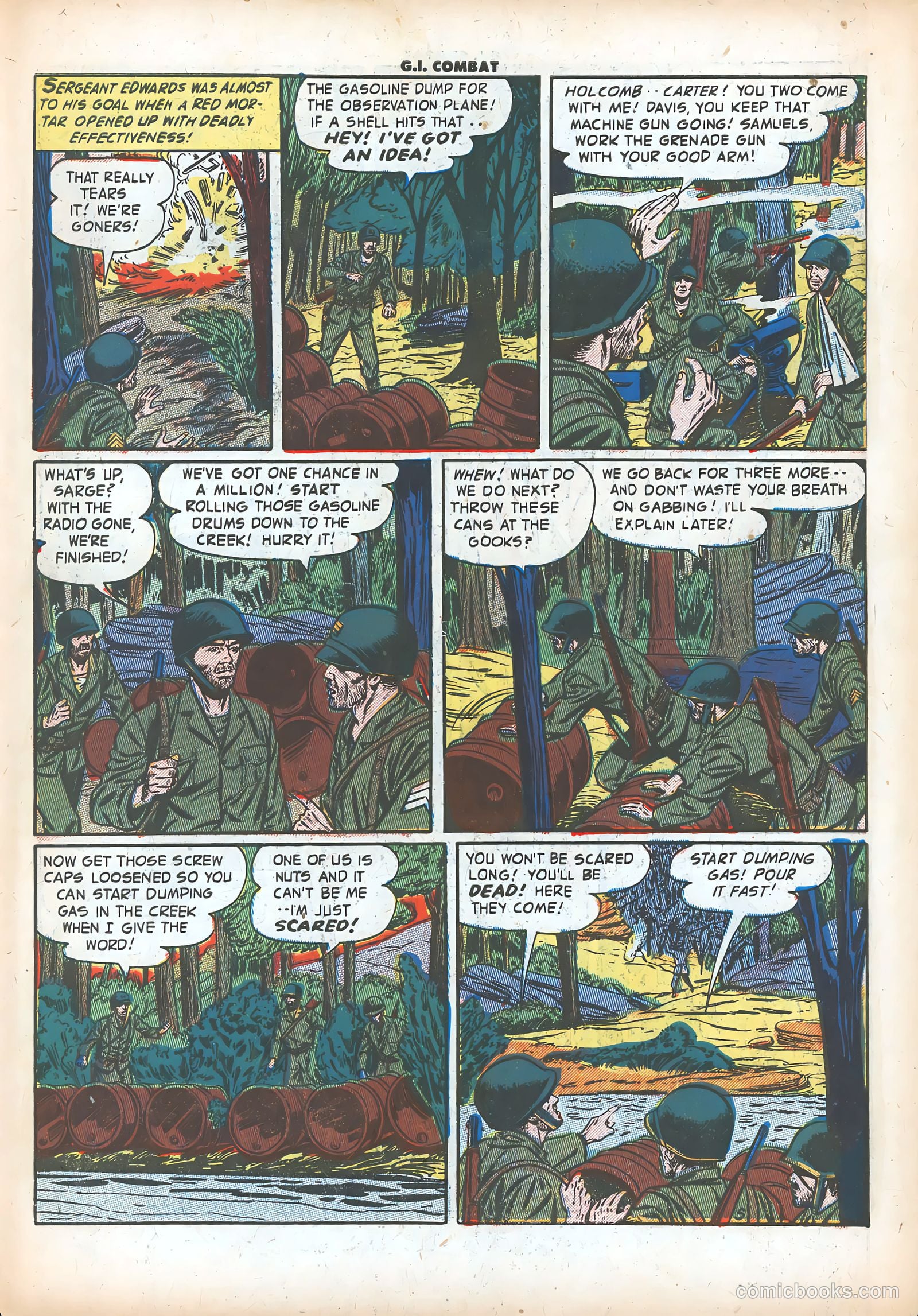 G.I. Combat #8 (1953) — page 32 of 37