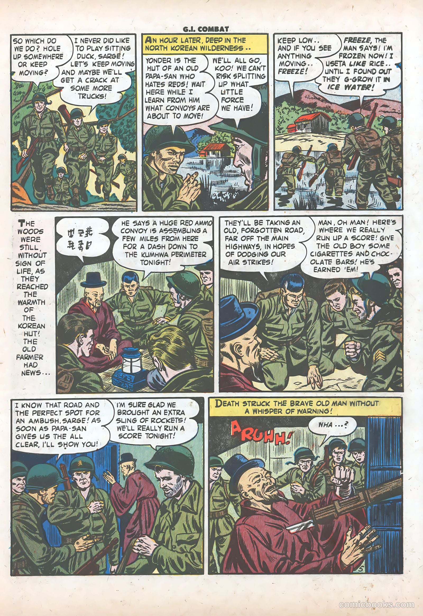G.I. Combat #9 (1953) — page 7 of 36