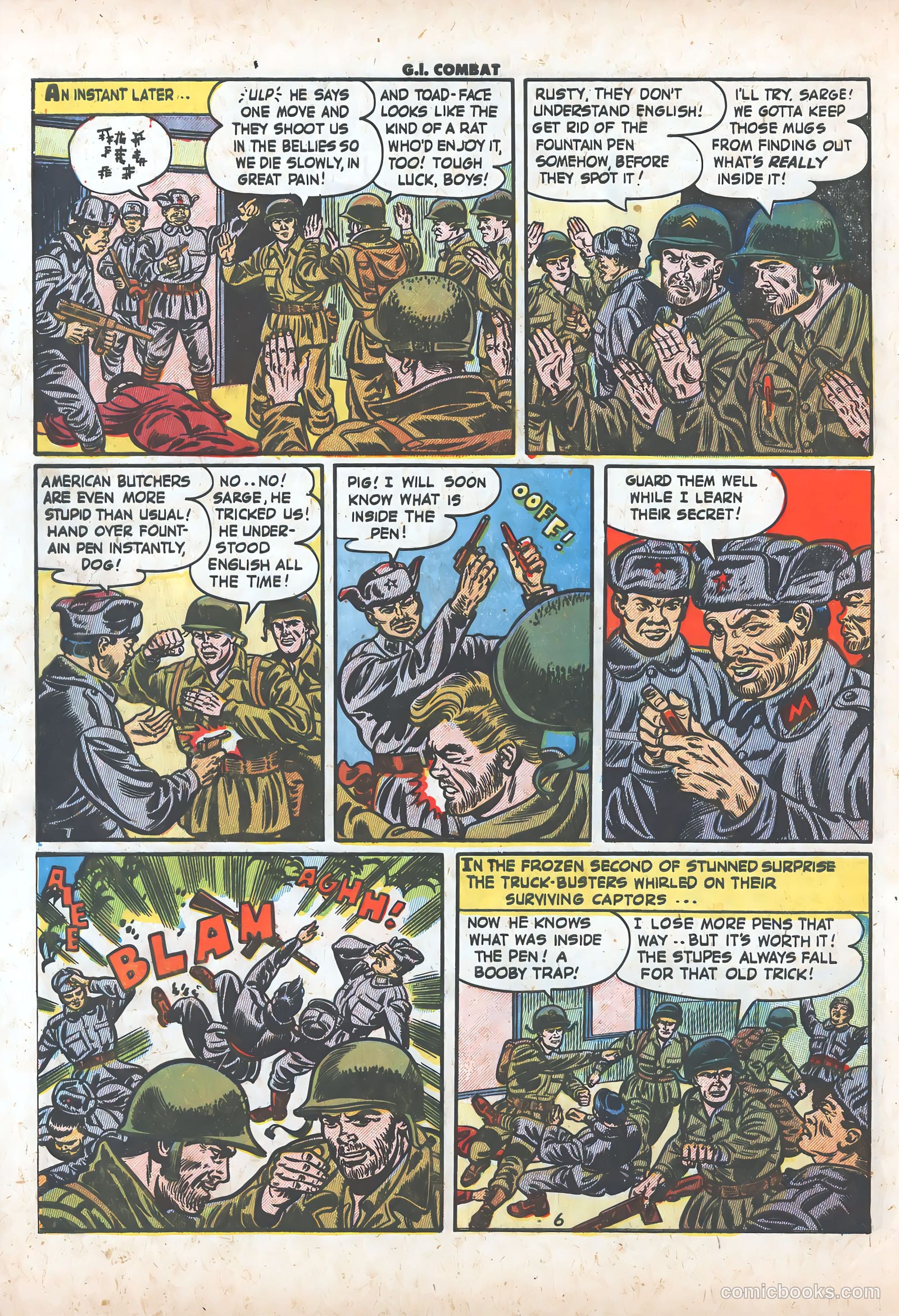 G.I. Combat #9 (1953) — page 8 of 36