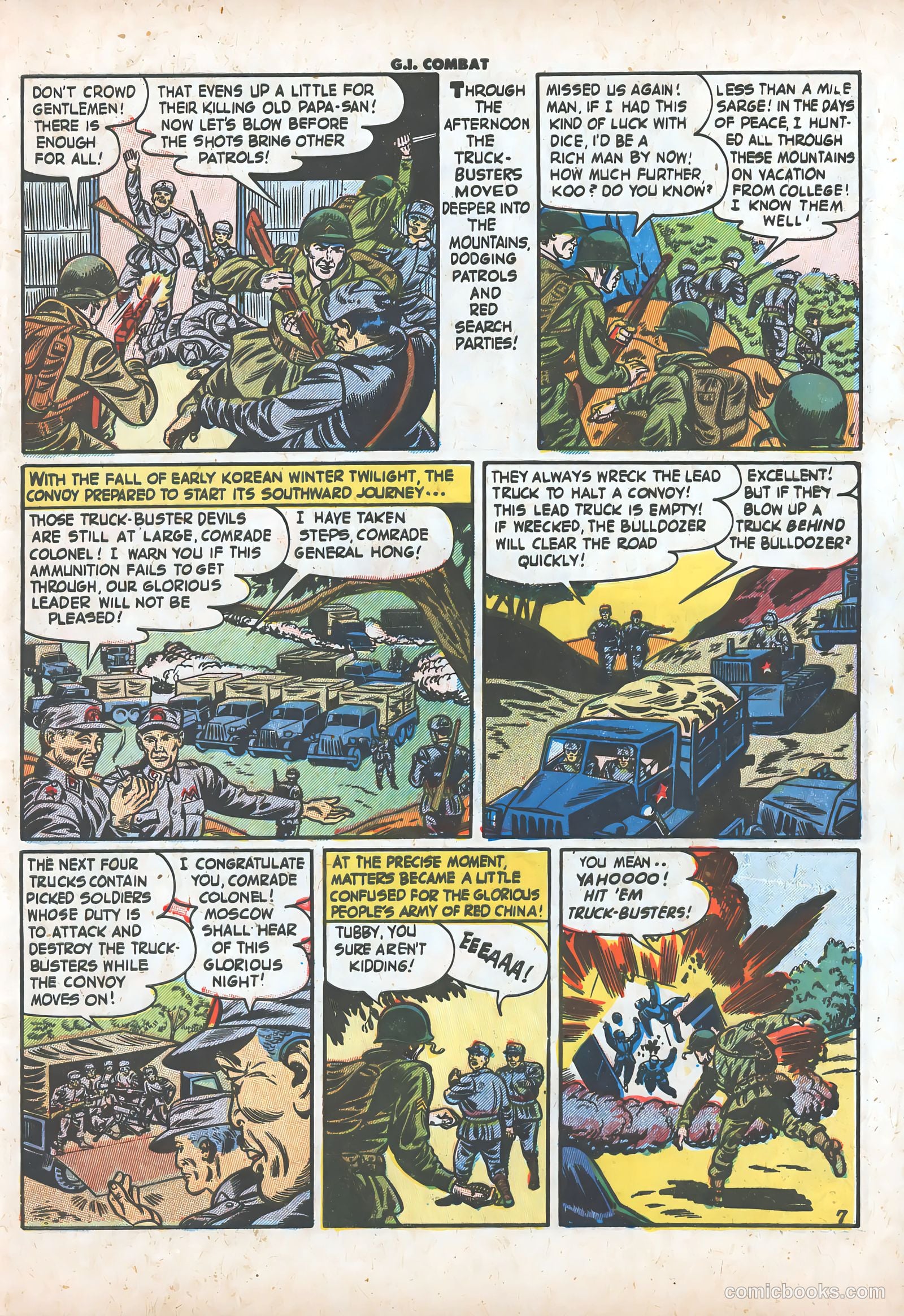 G.I. Combat #9 (1953) — page 9 of 36