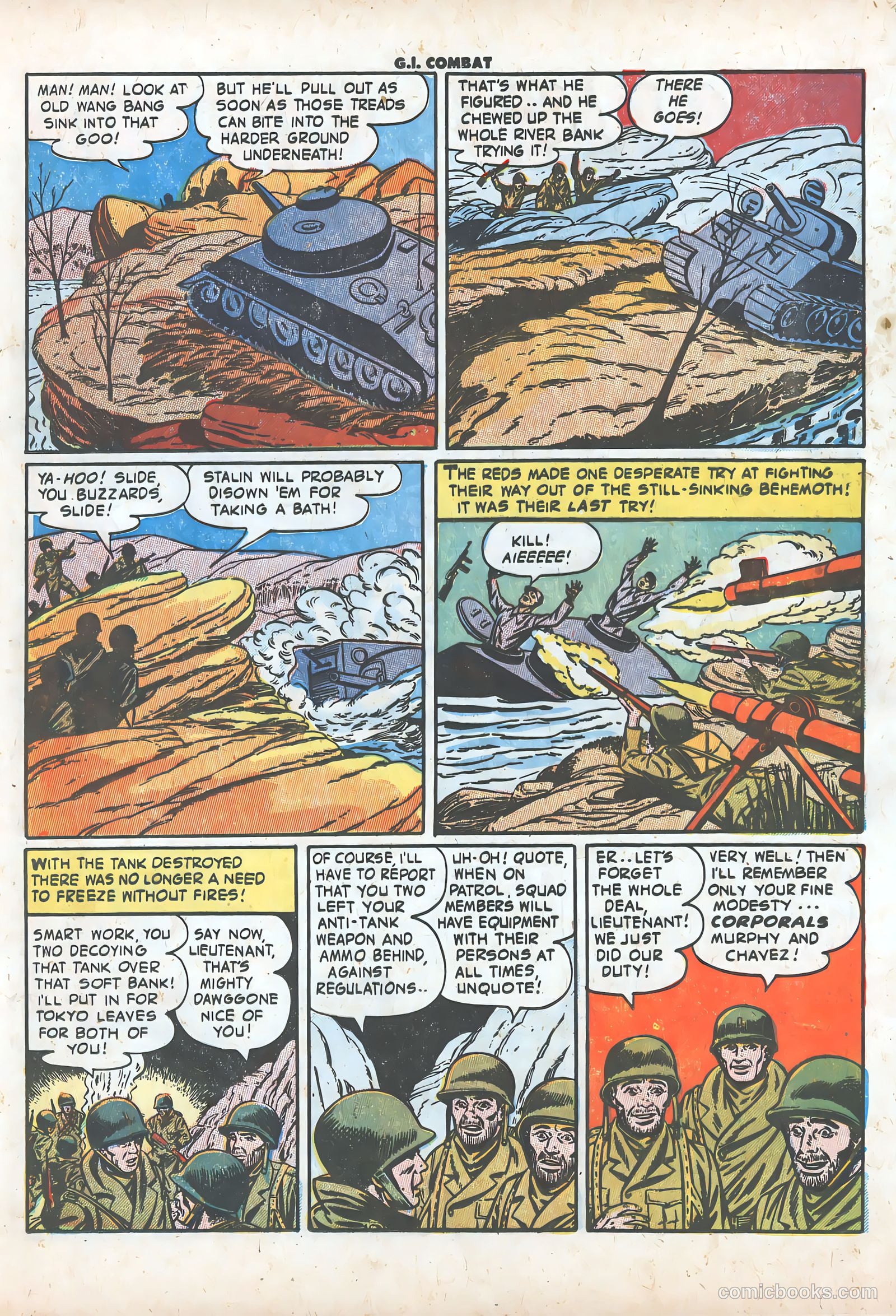 G.I. Combat #9 (1953) — page 17 of 36