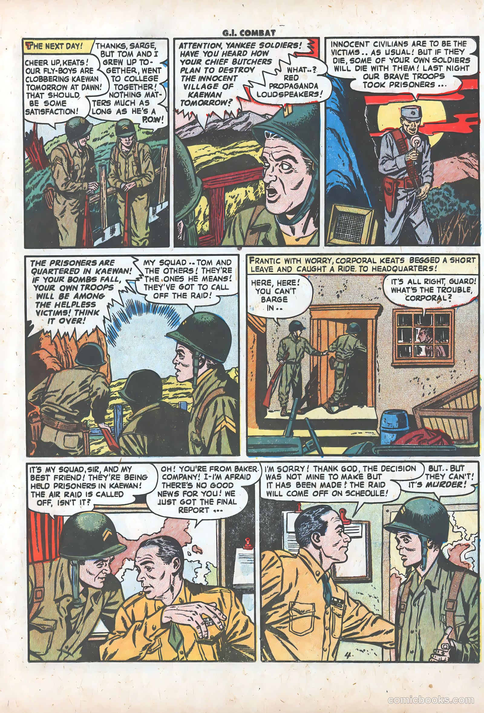 G.I. Combat #9 (1953) — page 21 of 36