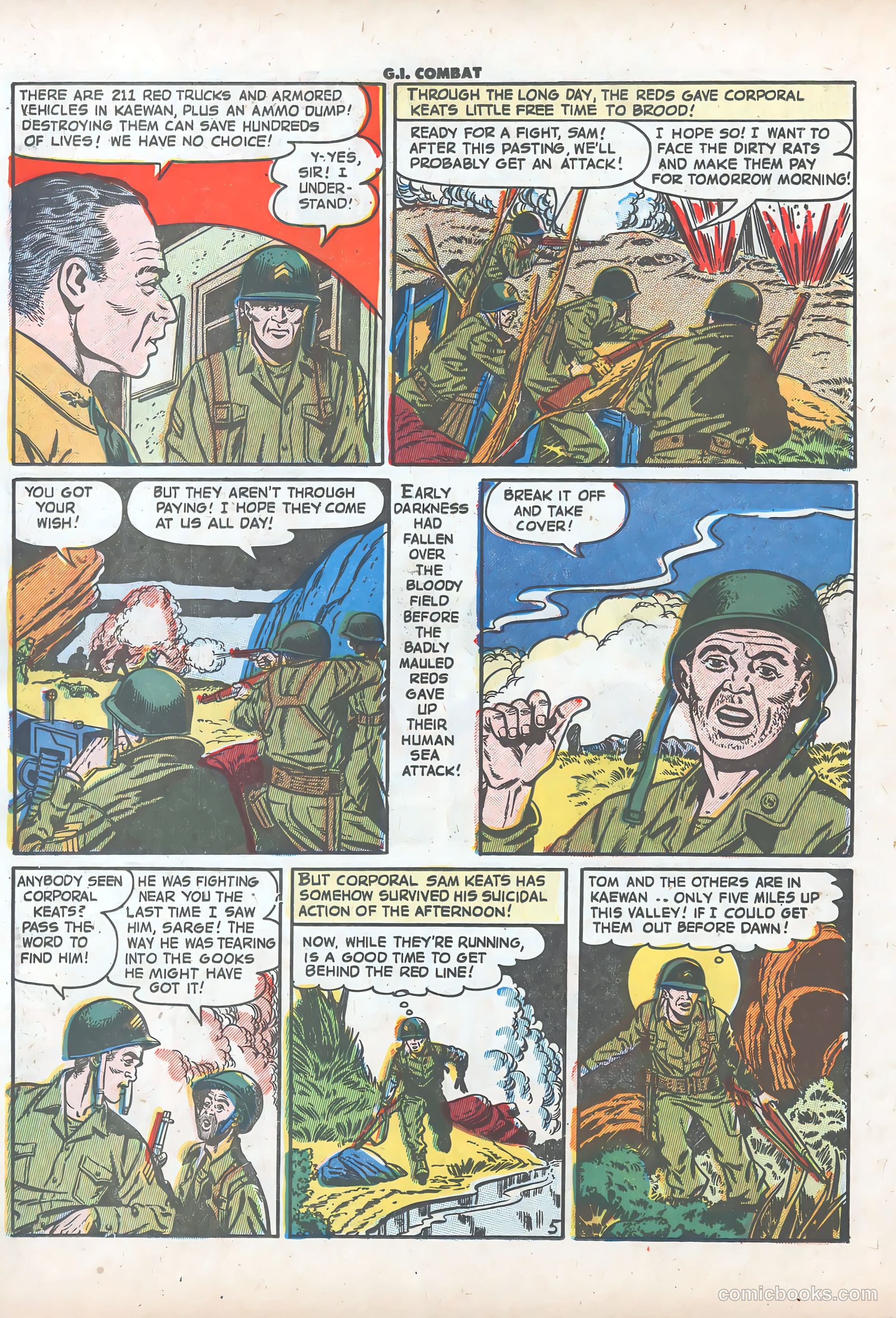 G.I. Combat #9 (1953) — page 22 of 36