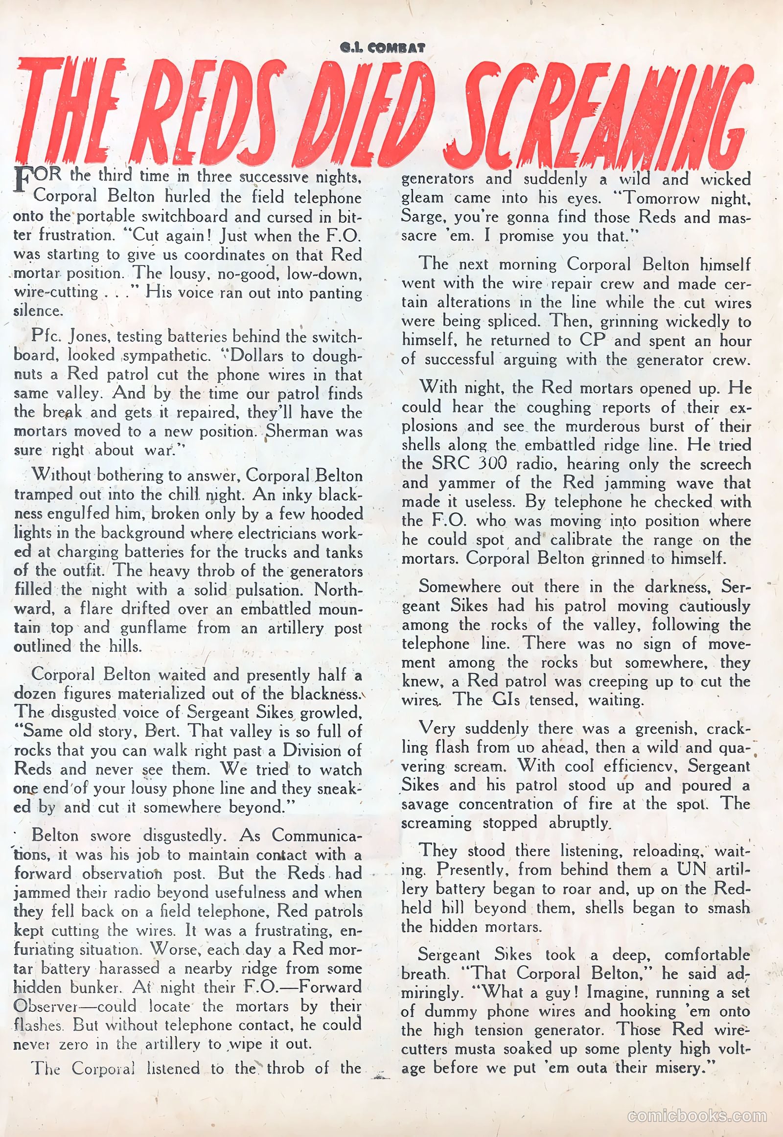 G.I. Combat #9 (1953) — page 26 of 36