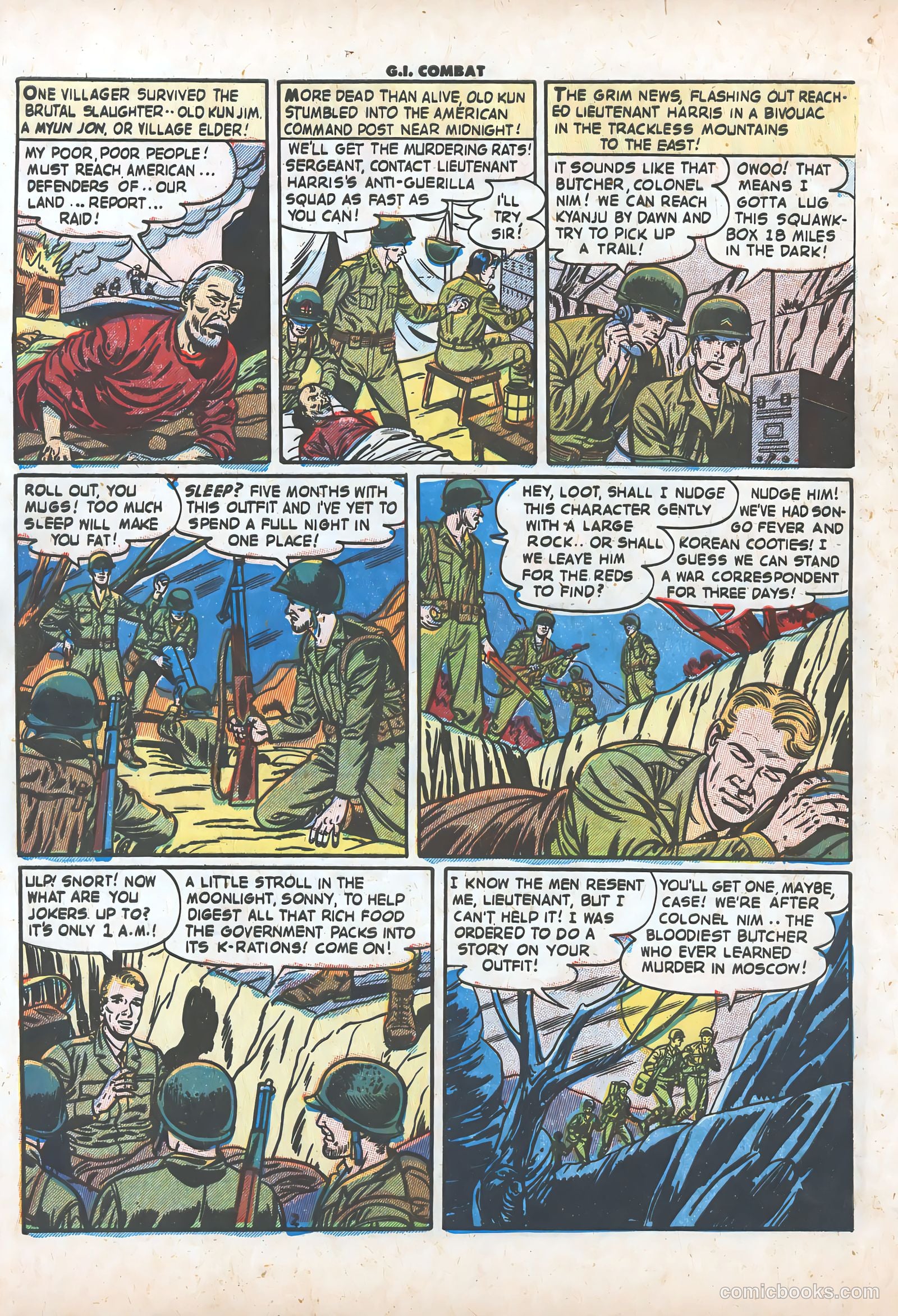 G.I. Combat #9 (1953) — page 28 of 36