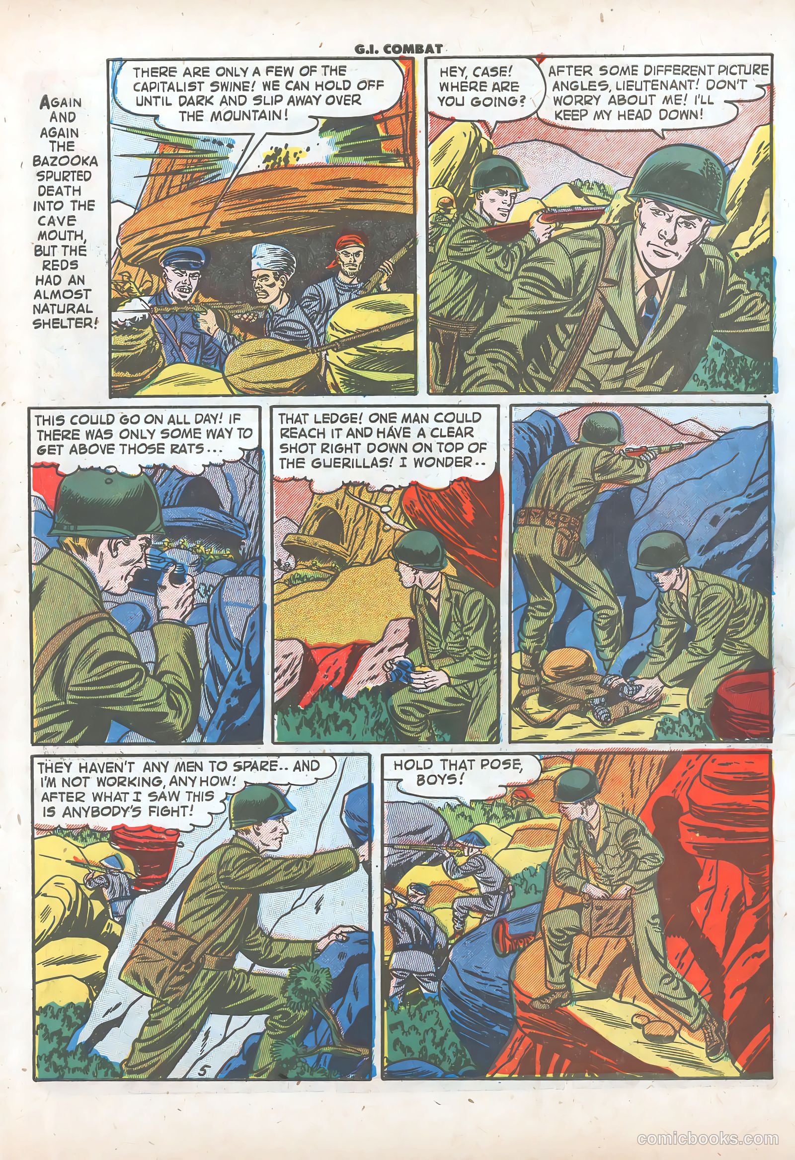 G.I. Combat #9 (1953) — page 31 of 36