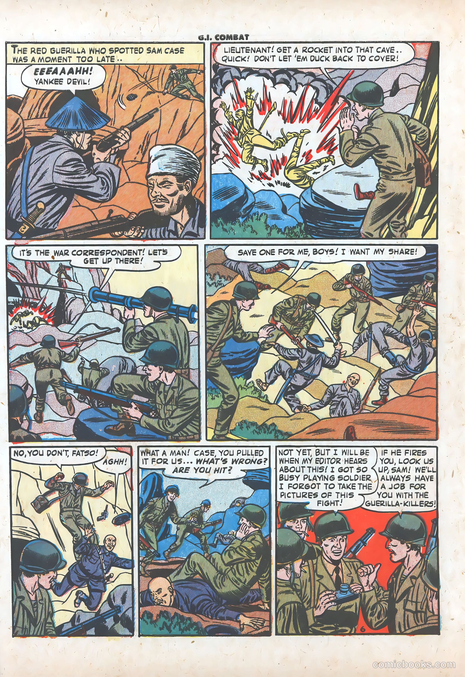 G.I. Combat #9 (1953) — page 32 of 36
