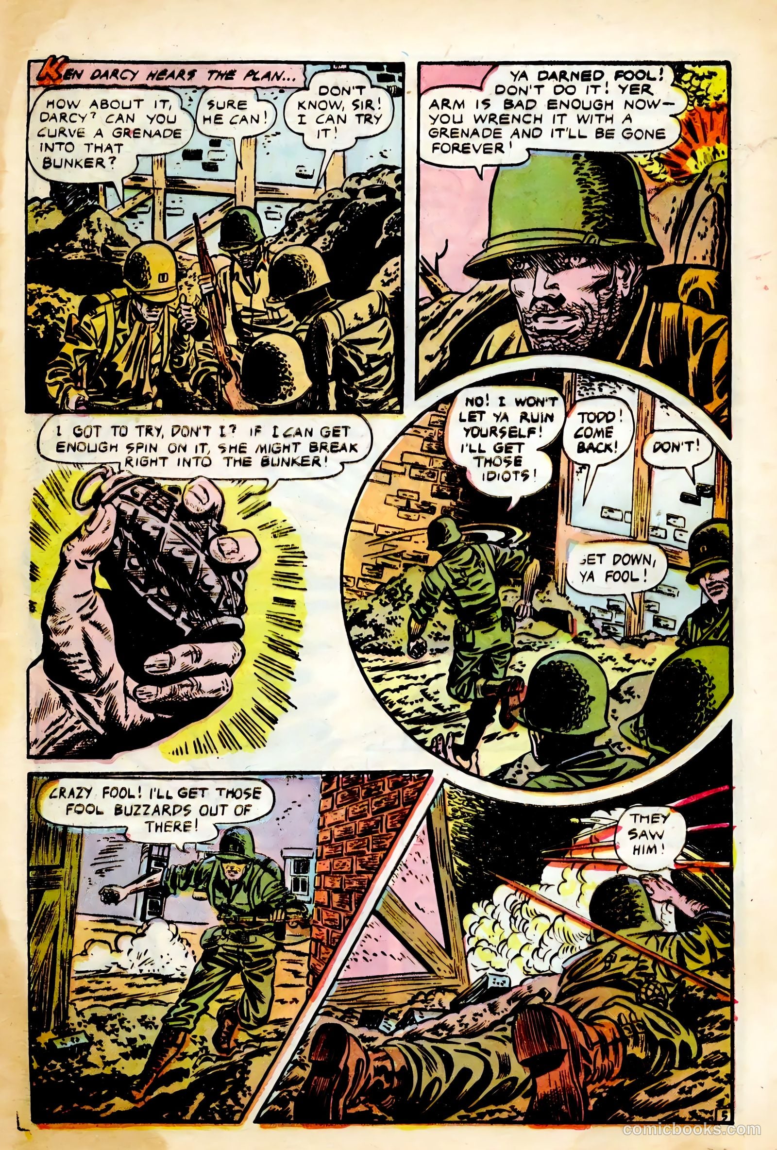 G-I in Battle #1 (1952) — page 33 of 36