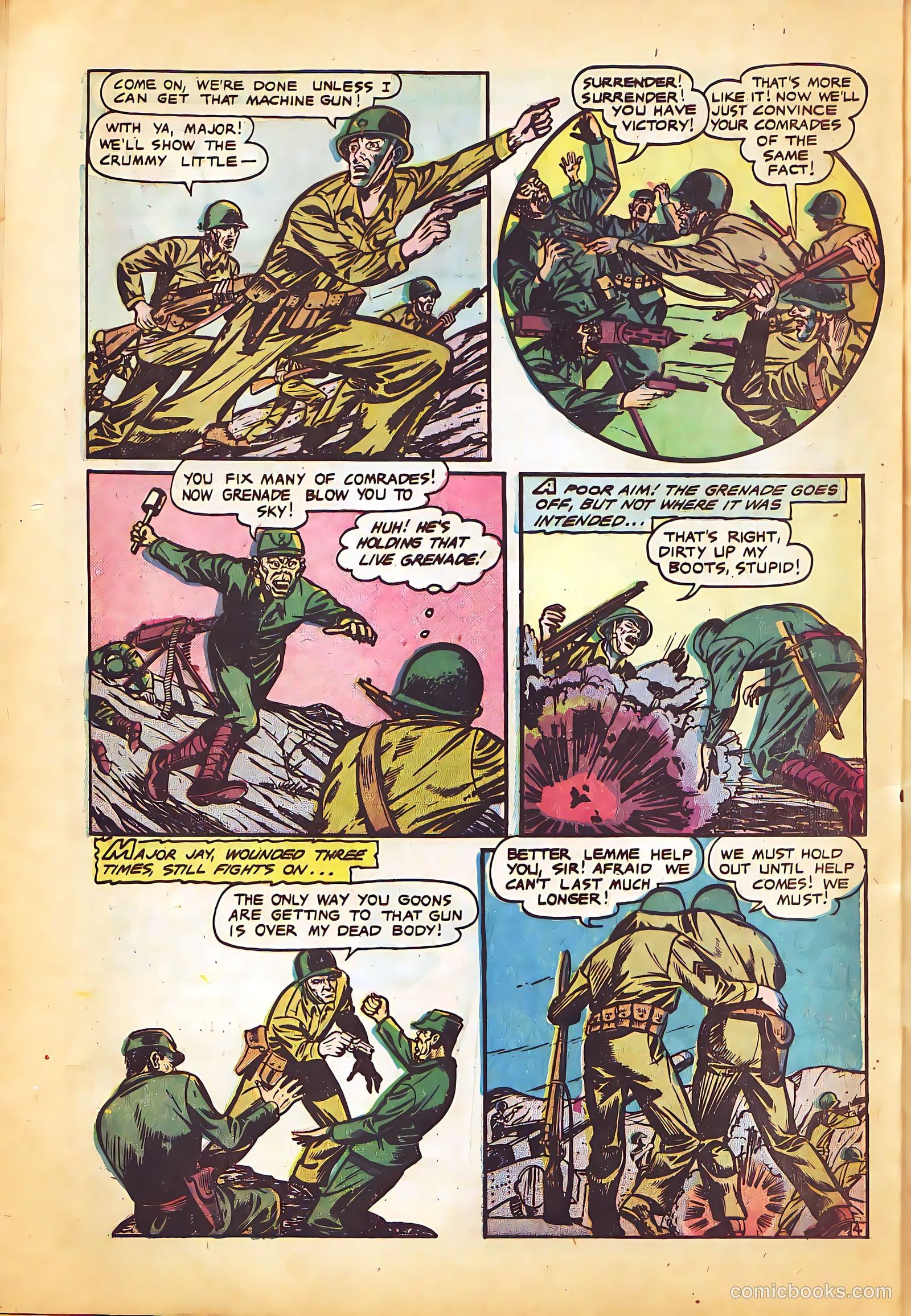 G. I. in Battle #2 (1957) — page 32 of 36