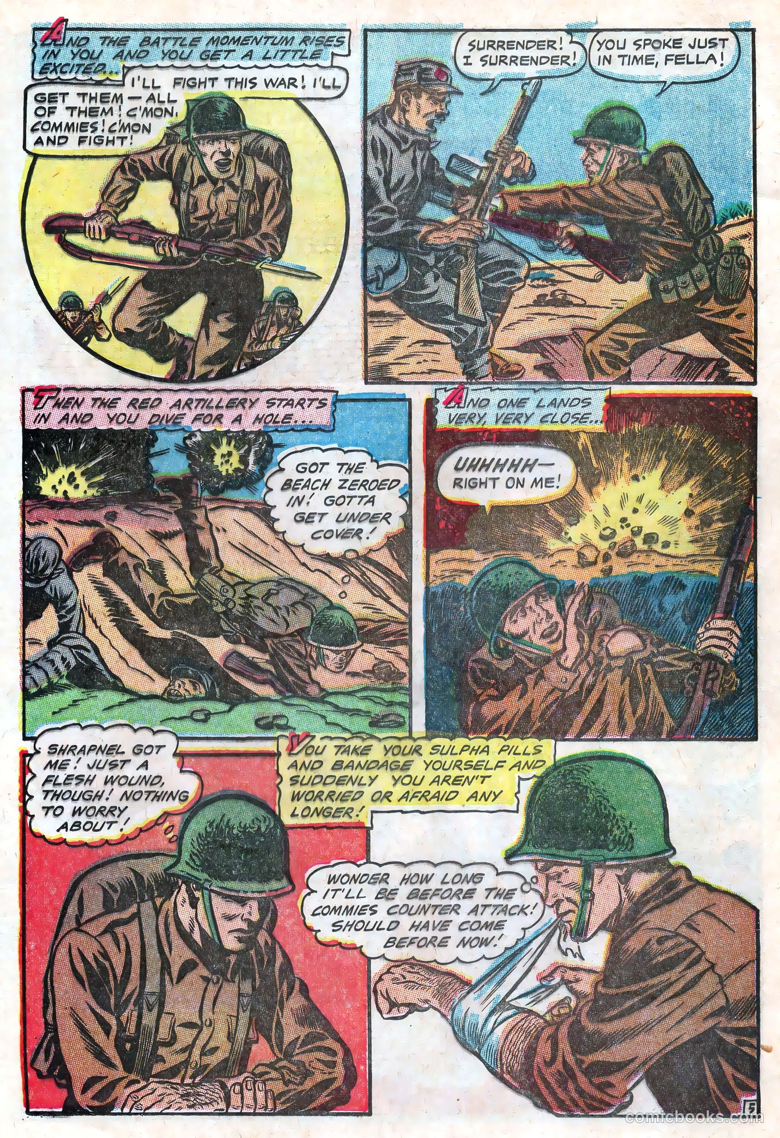 G-I in Battle #3 (1952) — page 17 of 36