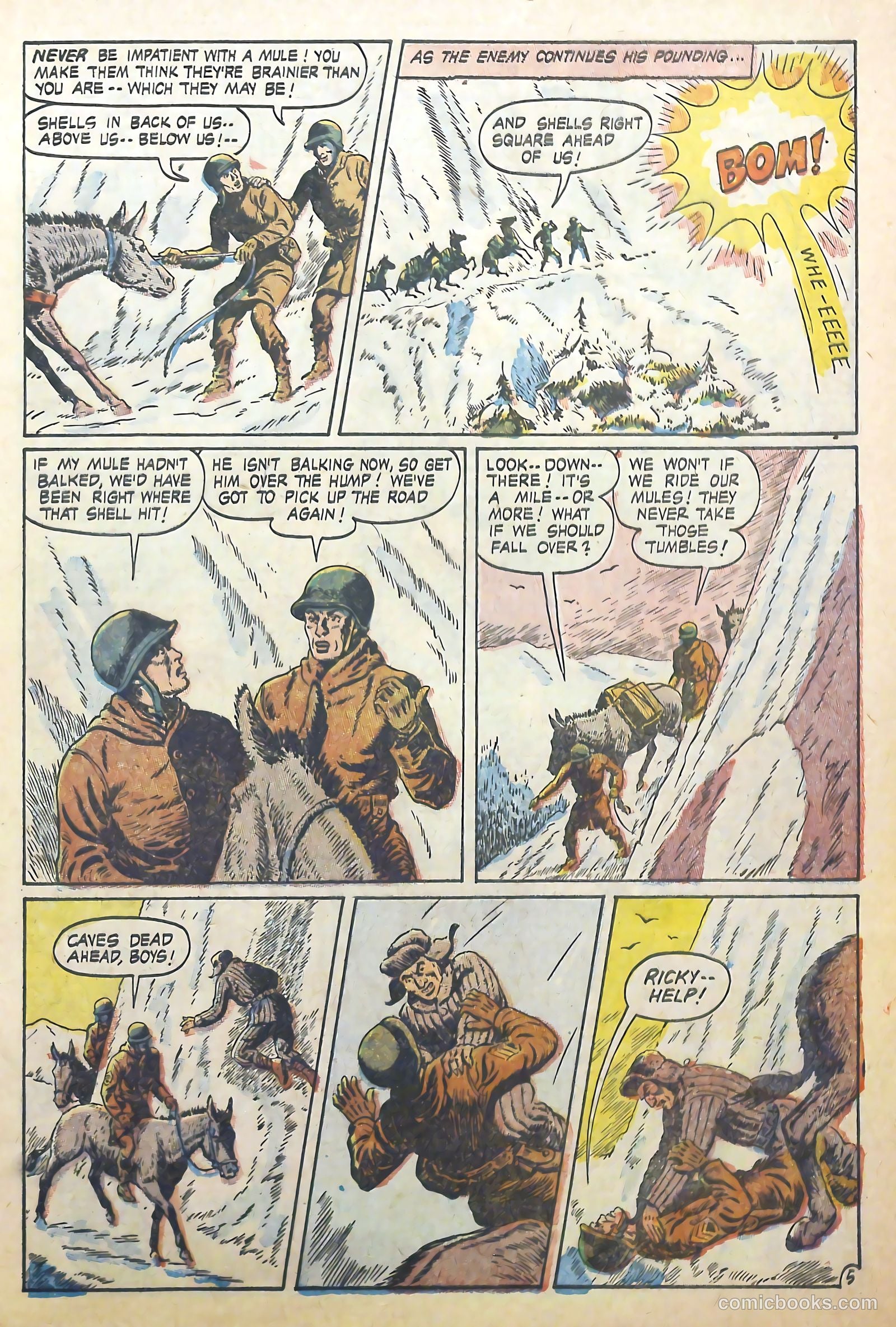 G-I in Battle #5 (1953) — page 9 of 36