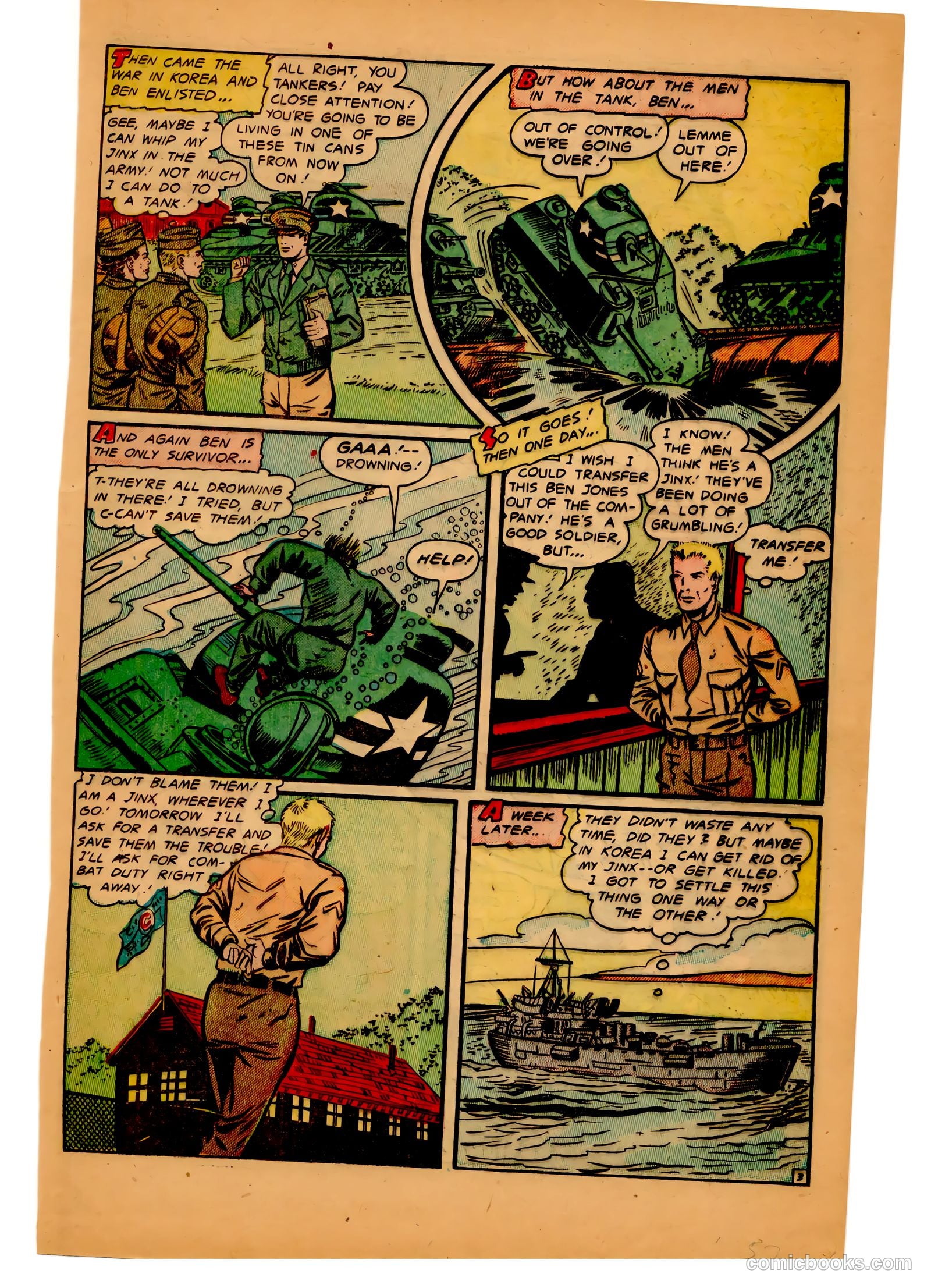 G-I in Battle #6 (1953) — page 21 of 36