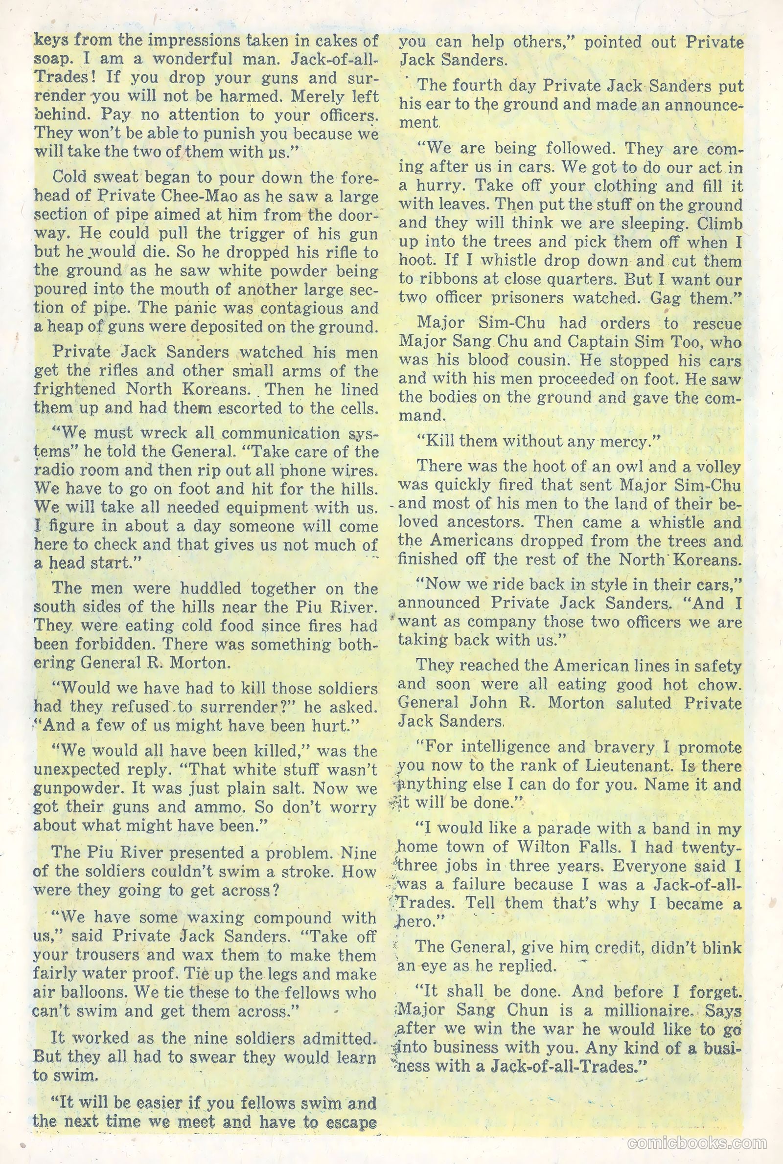 G-I in Battle #7 (1953) — page 18 of 36