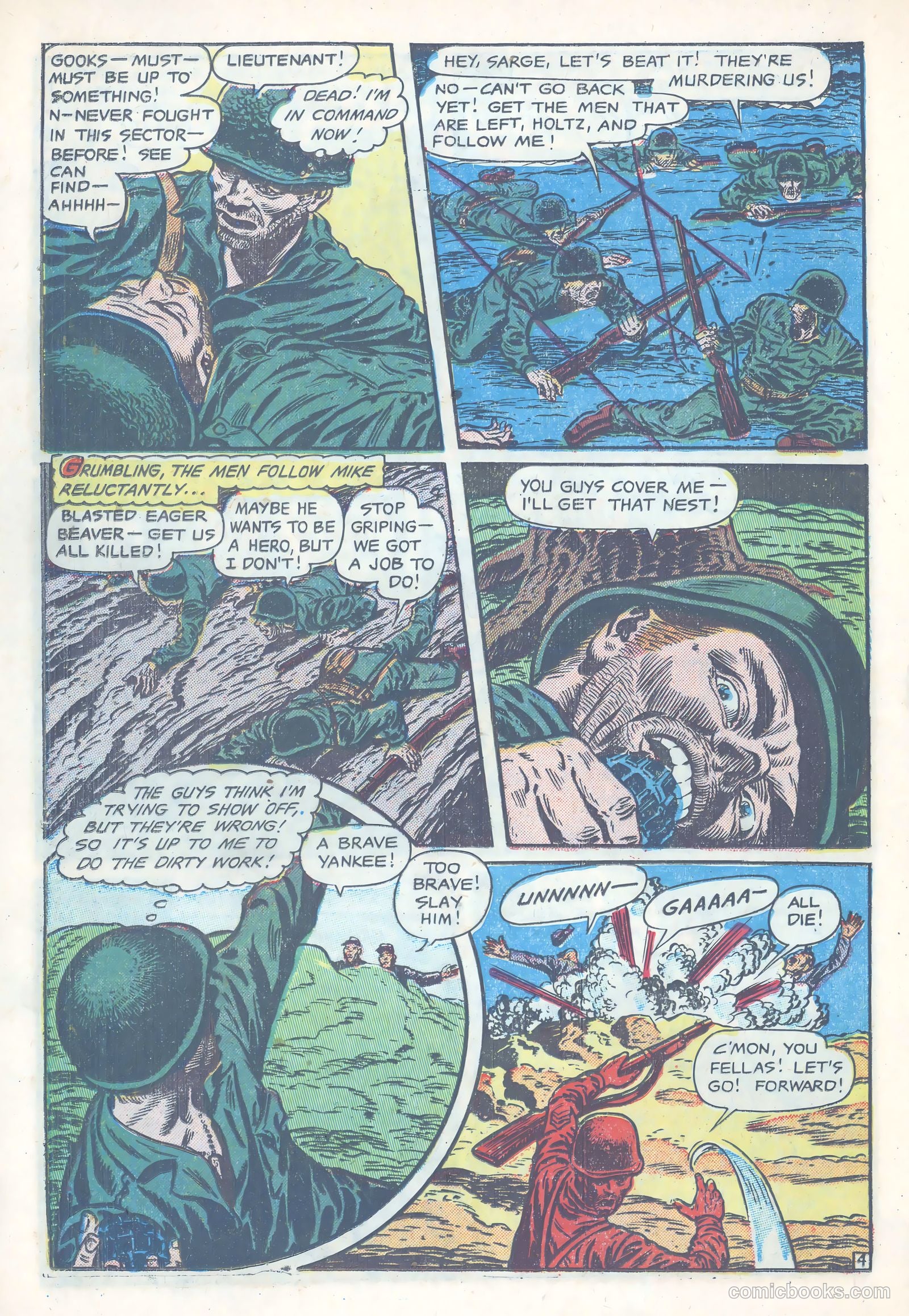 G-I in Battle #7 (1953) — page 22 of 36