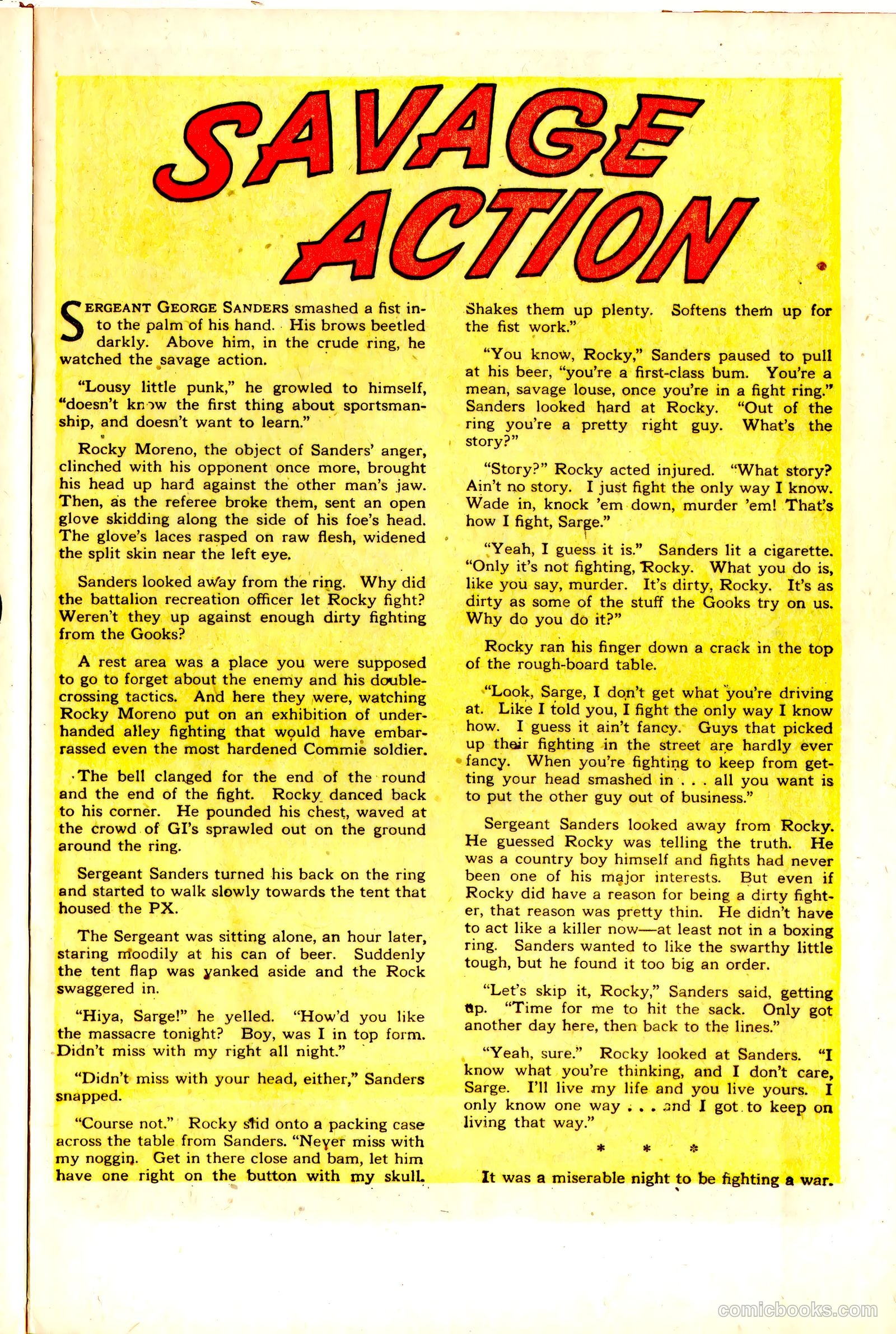 G-I in Battle #9 (1953) — page 17 of 37