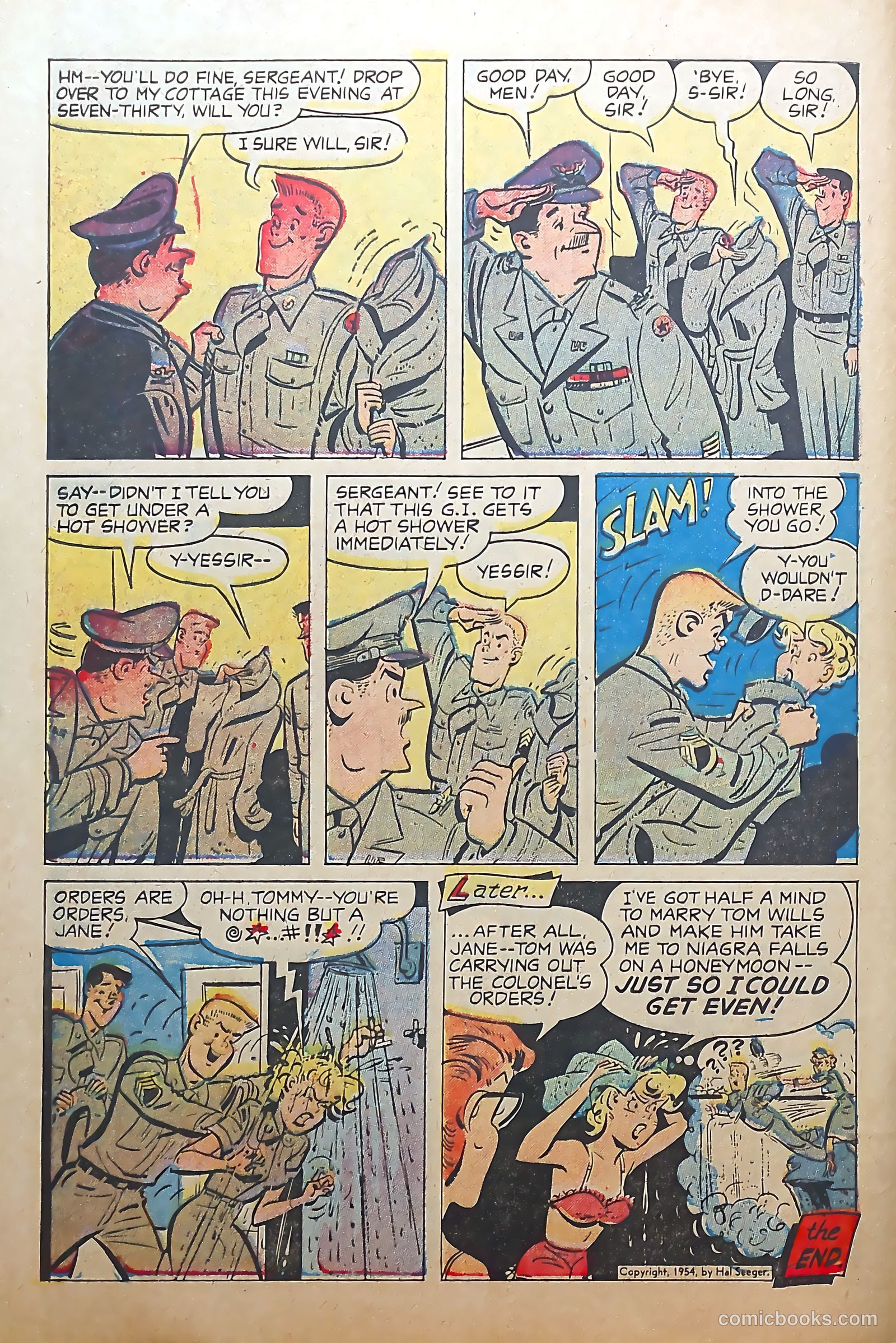 G.I. Jane #10 (1954) — page 8 of 36