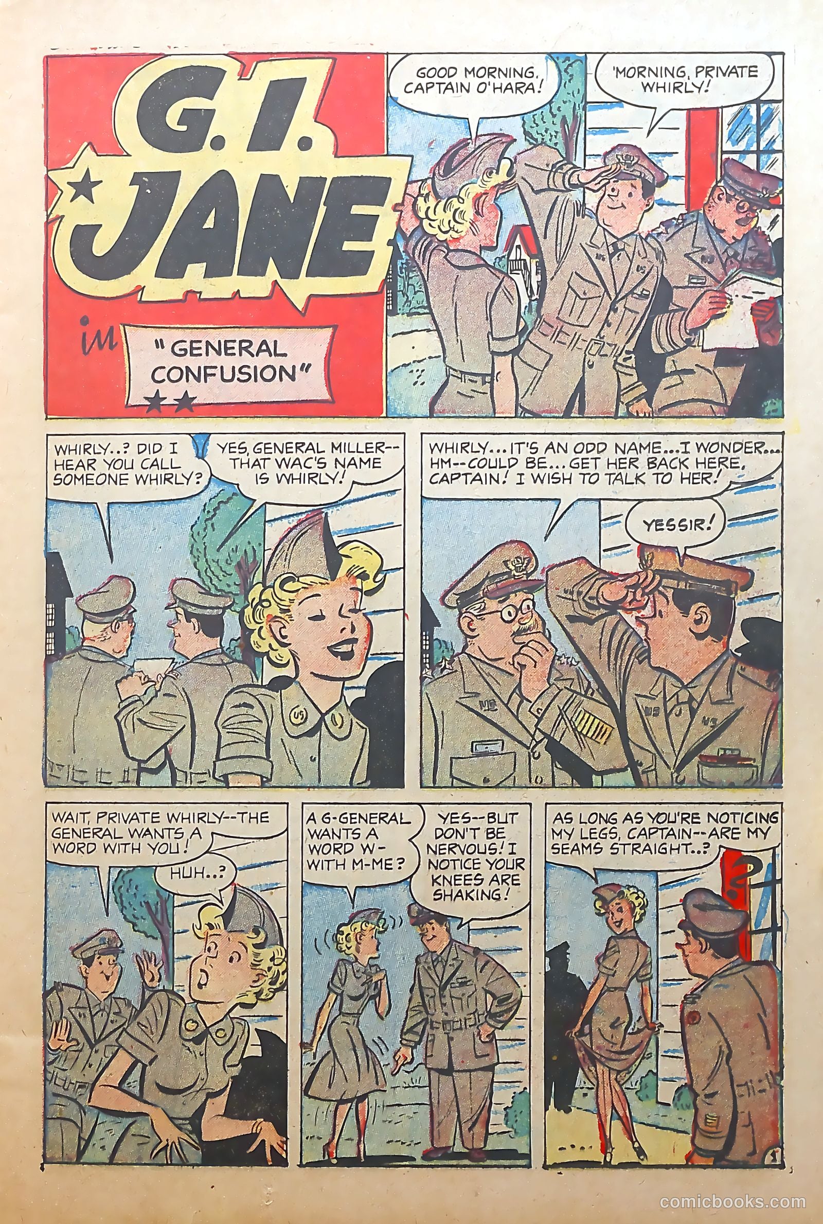 G.I. Jane #10 (1954) — page 13 of 36