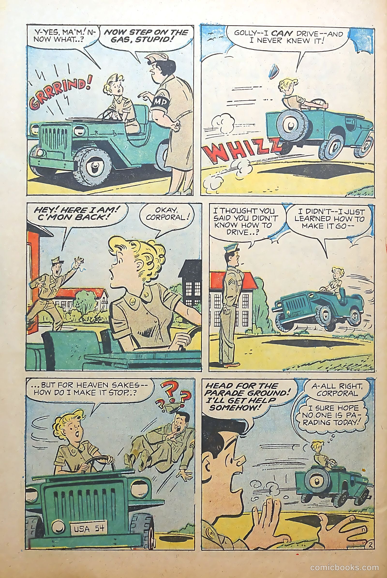 G.I. Jane #10 (1954) — page 30 of 36