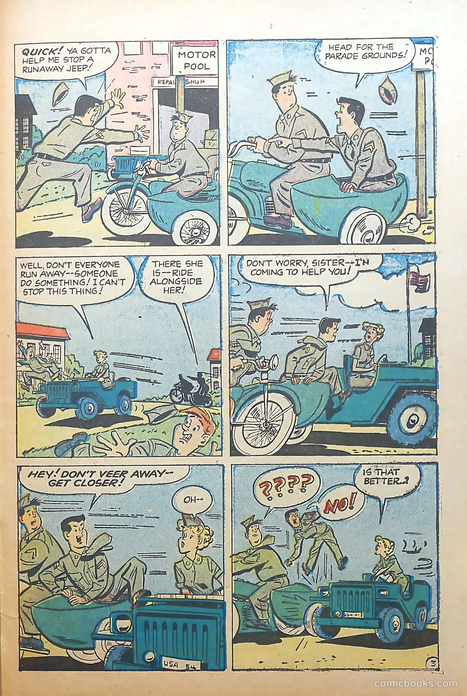 G.I. Jane #10 (1954) — page 31 of 36
