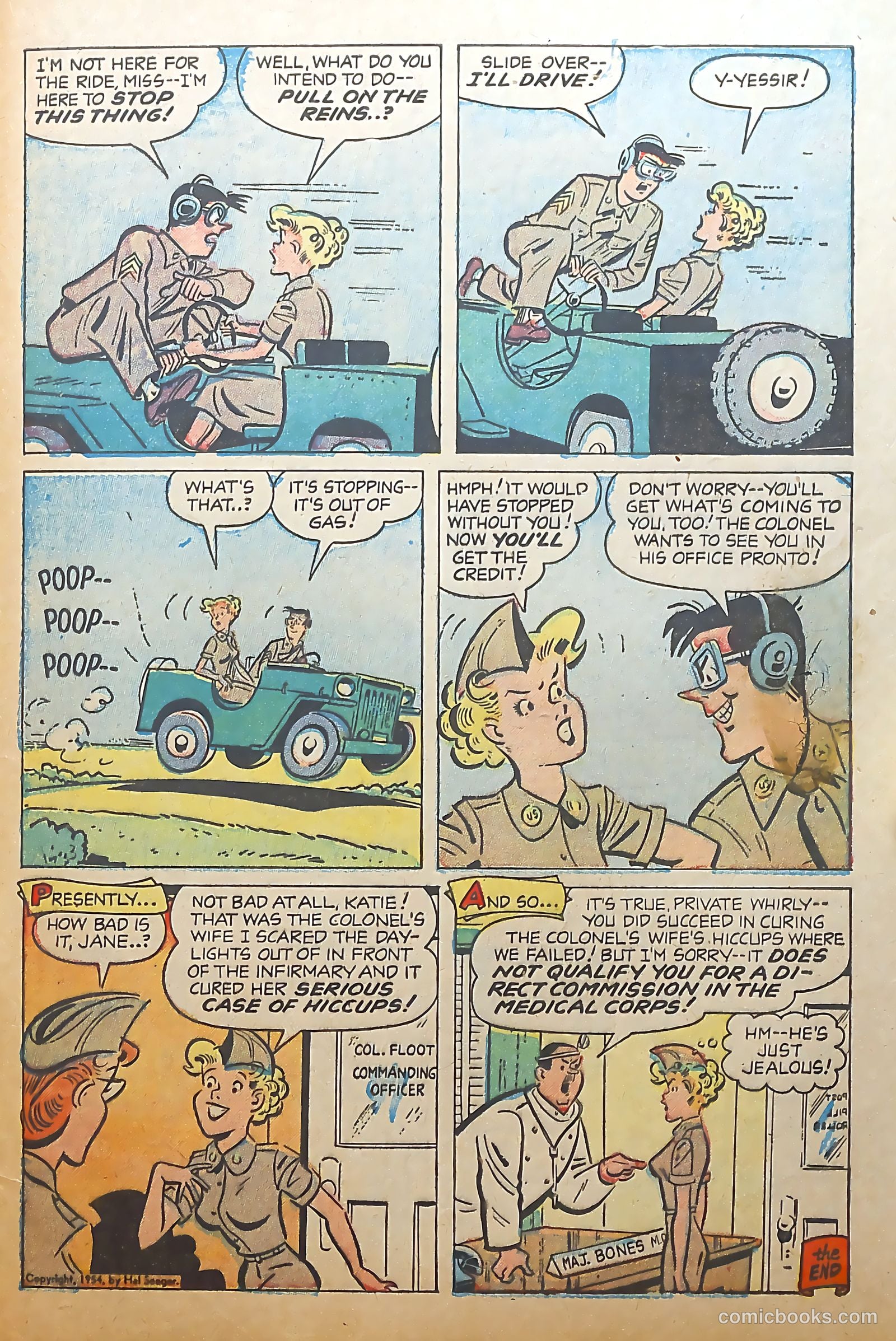 G.I. Jane #10 (1954) — page 33 of 36