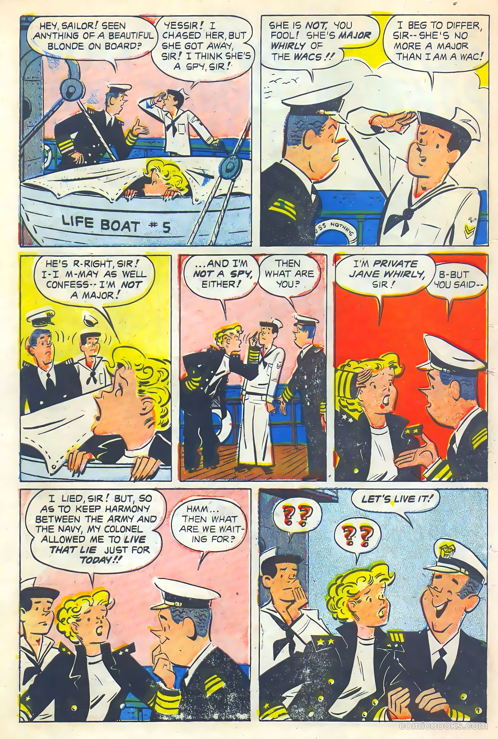 G.I. Jane #5 (1952) — page 8 of 29