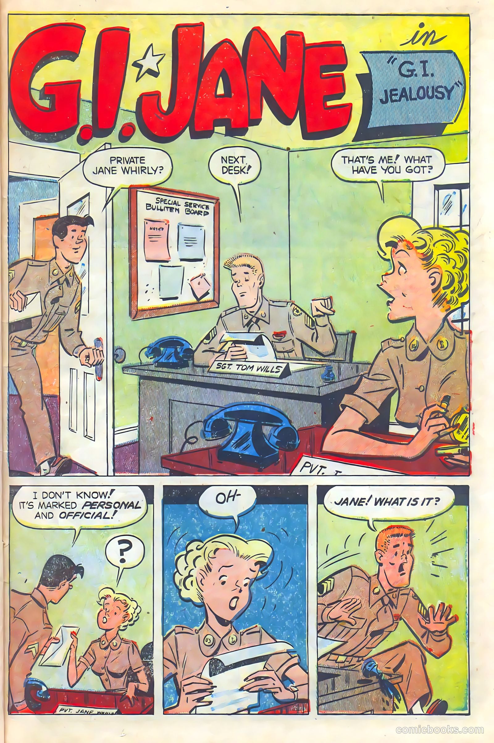 G.I. Jane #5 (1952) — page 10 of 29