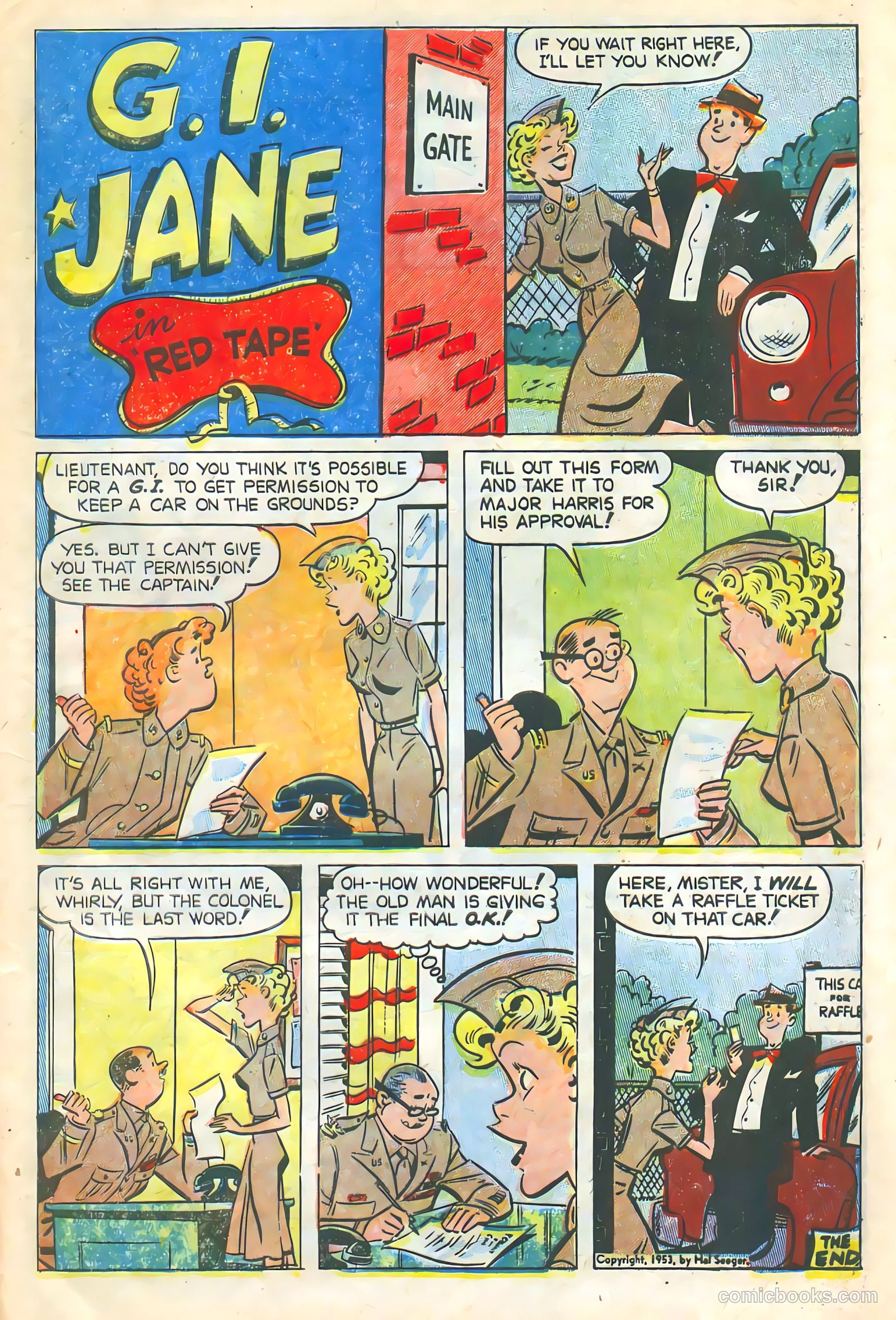 G.I. Jane #5 (1952) — page 24 of 29