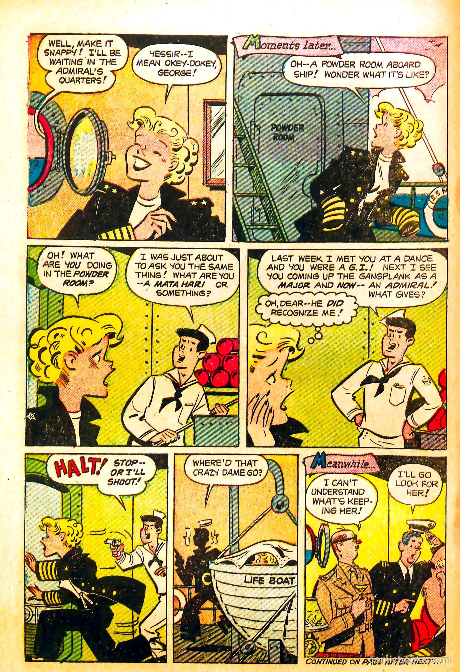 G.I. Jane #5 (1954) — page 8 of 36