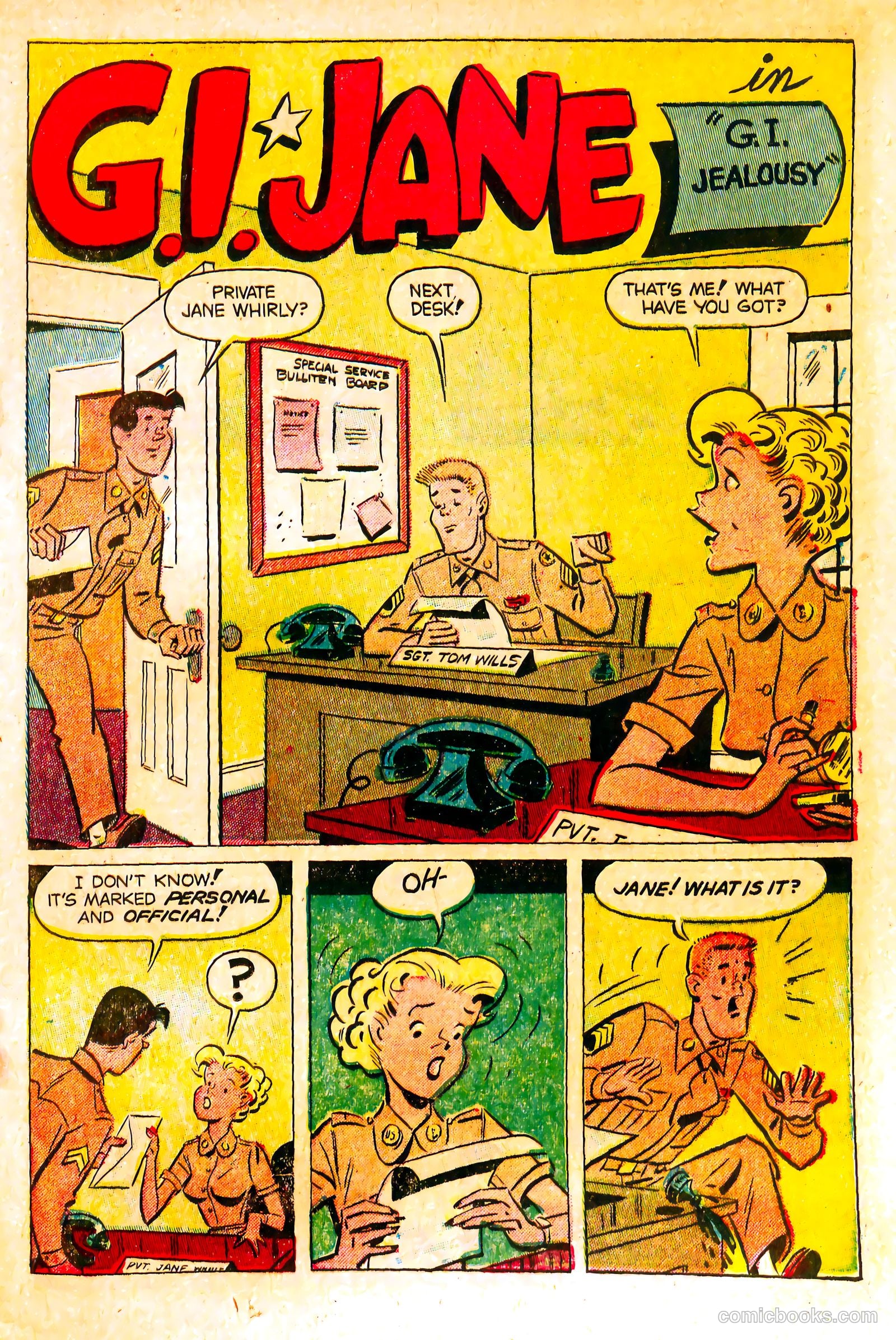 G.I. Jane #5 (1954) — page 13 of 36