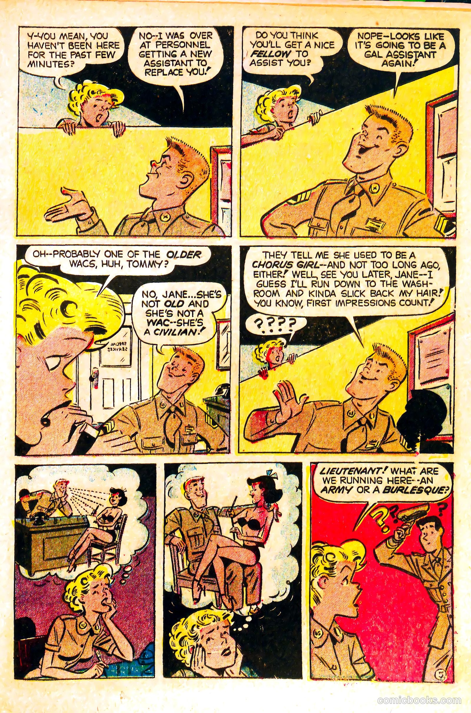 G.I. Jane #5 (1954) — page 17 of 36