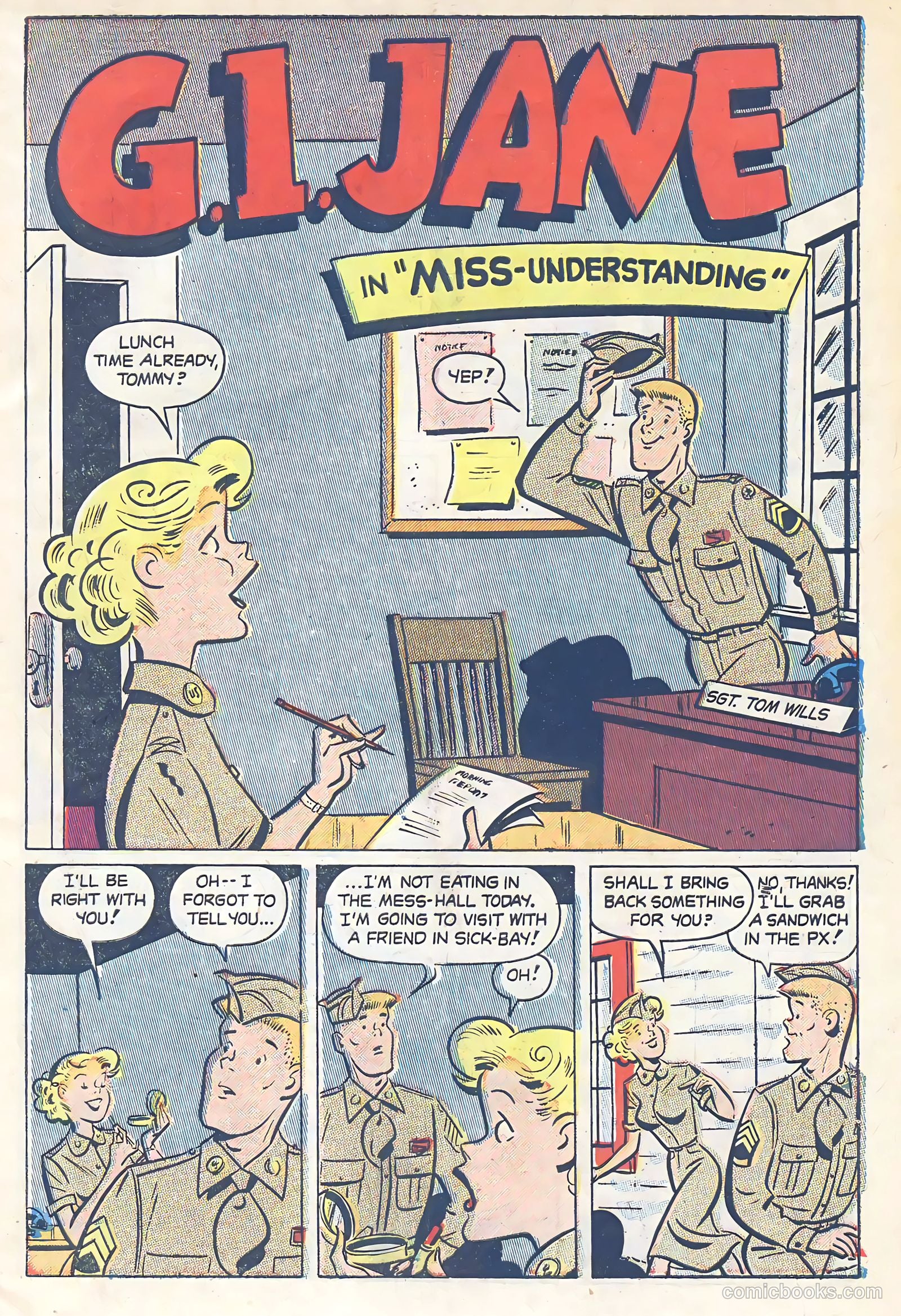 G.I. Jane #6 (1954) — page 3 of 36