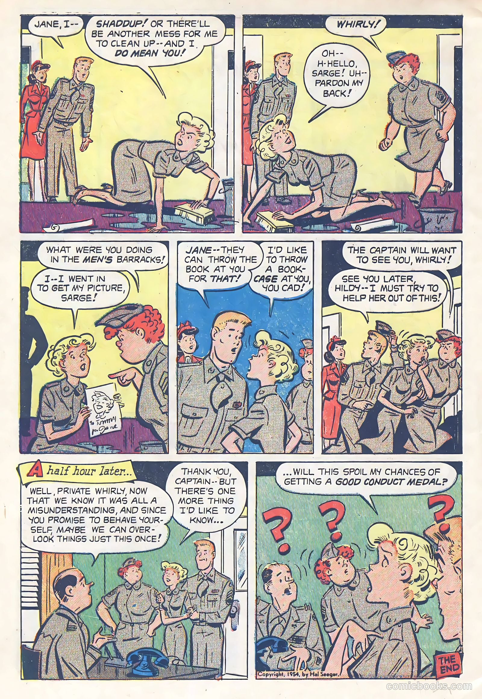 G.I. Jane #6 (1954) — page 8 of 36
