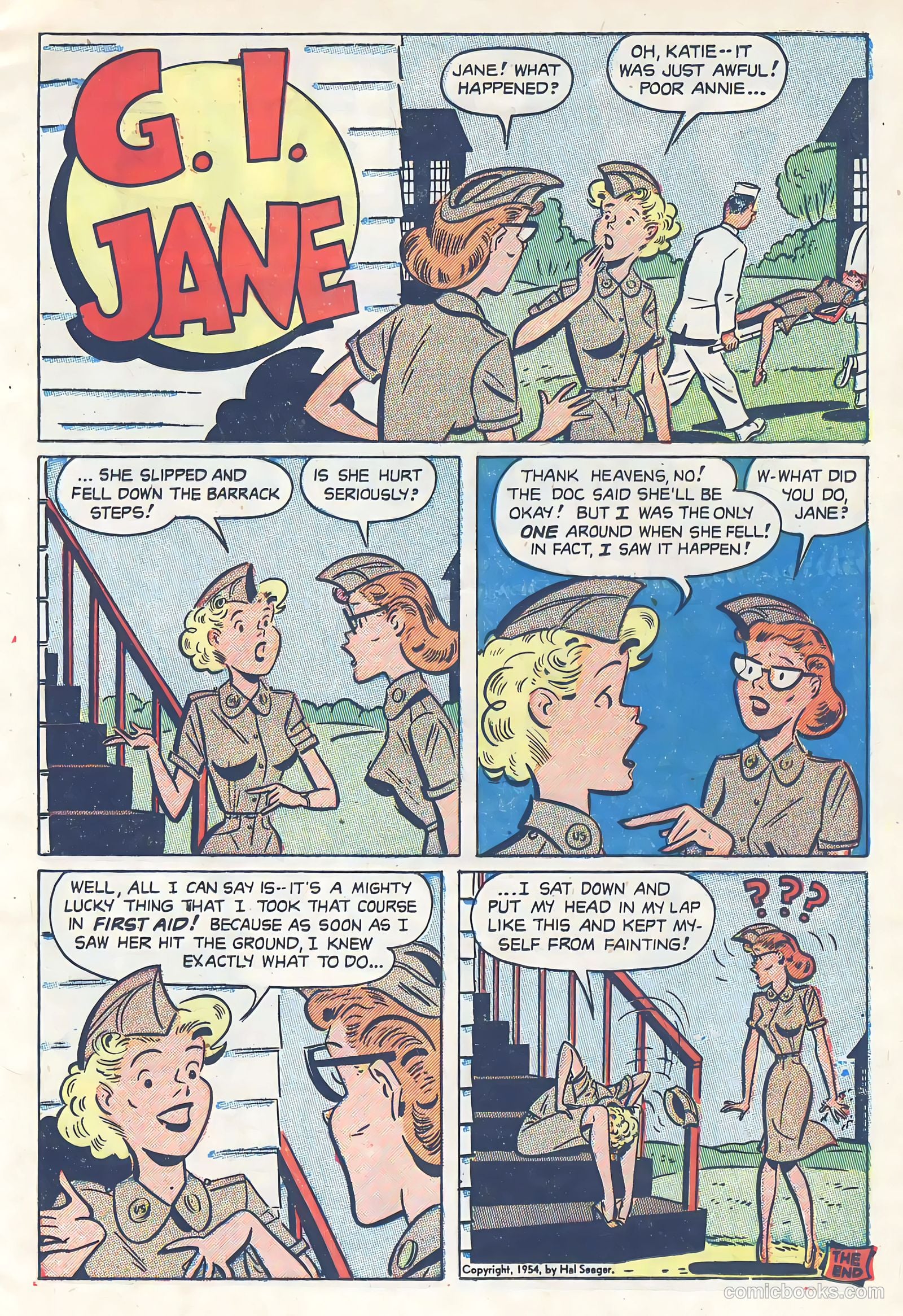 G.I. Jane #6 (1954) — page 13 of 36