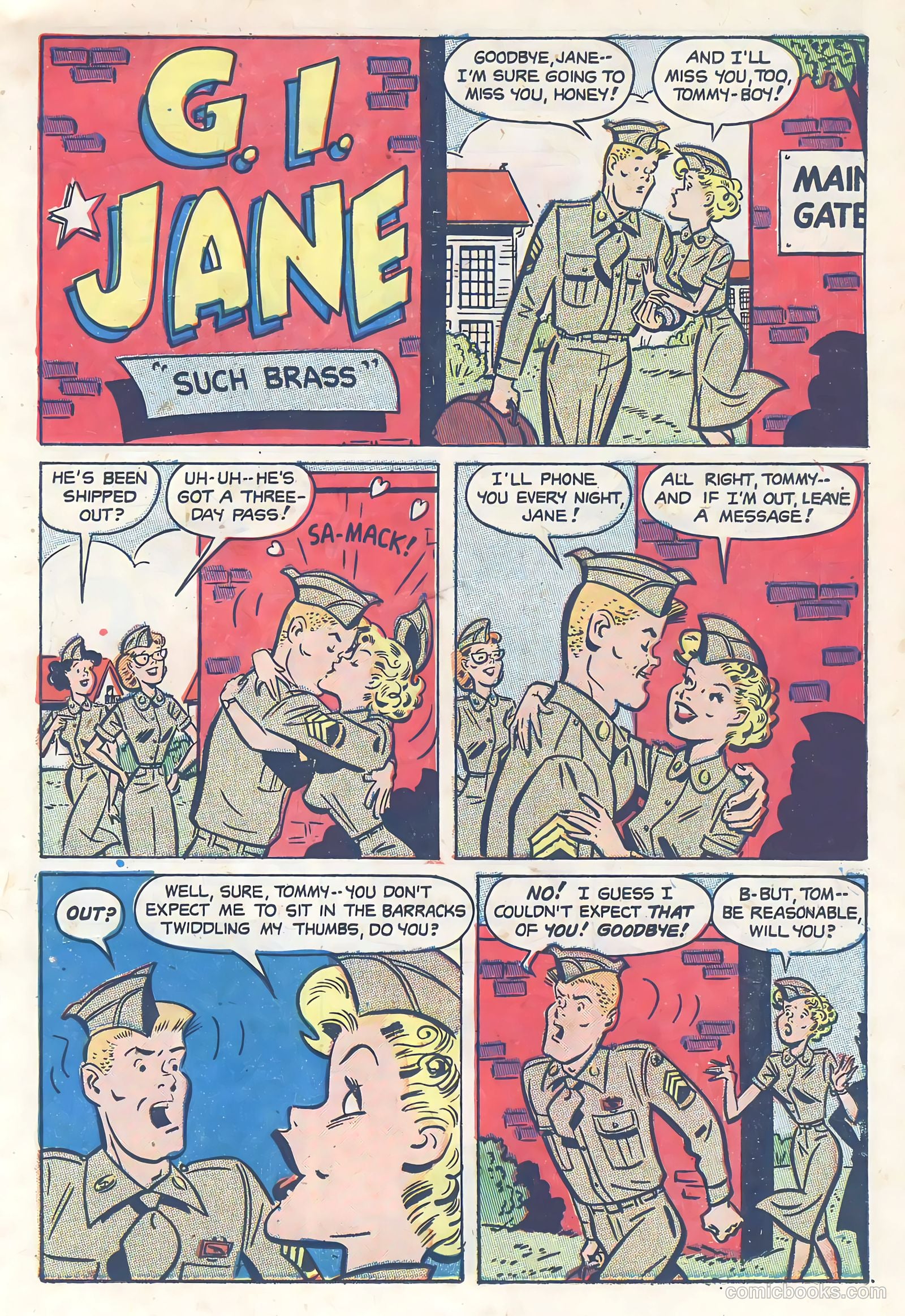 G.I. Jane #6 (1954) — page 19 of 36