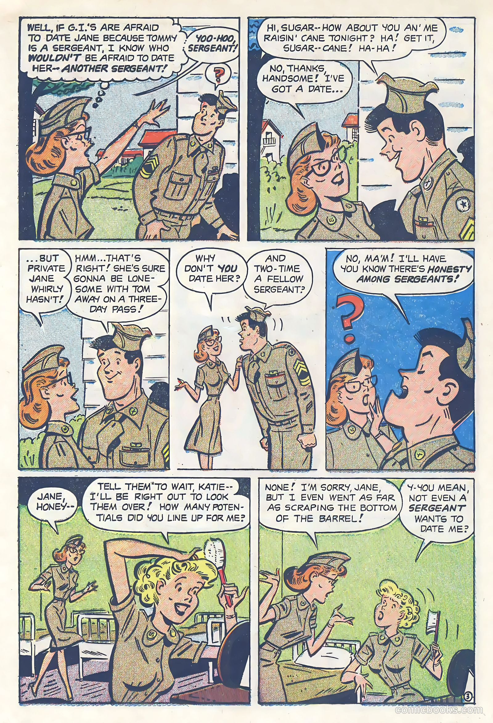G.I. Jane #6 (1954) — page 21 of 36
